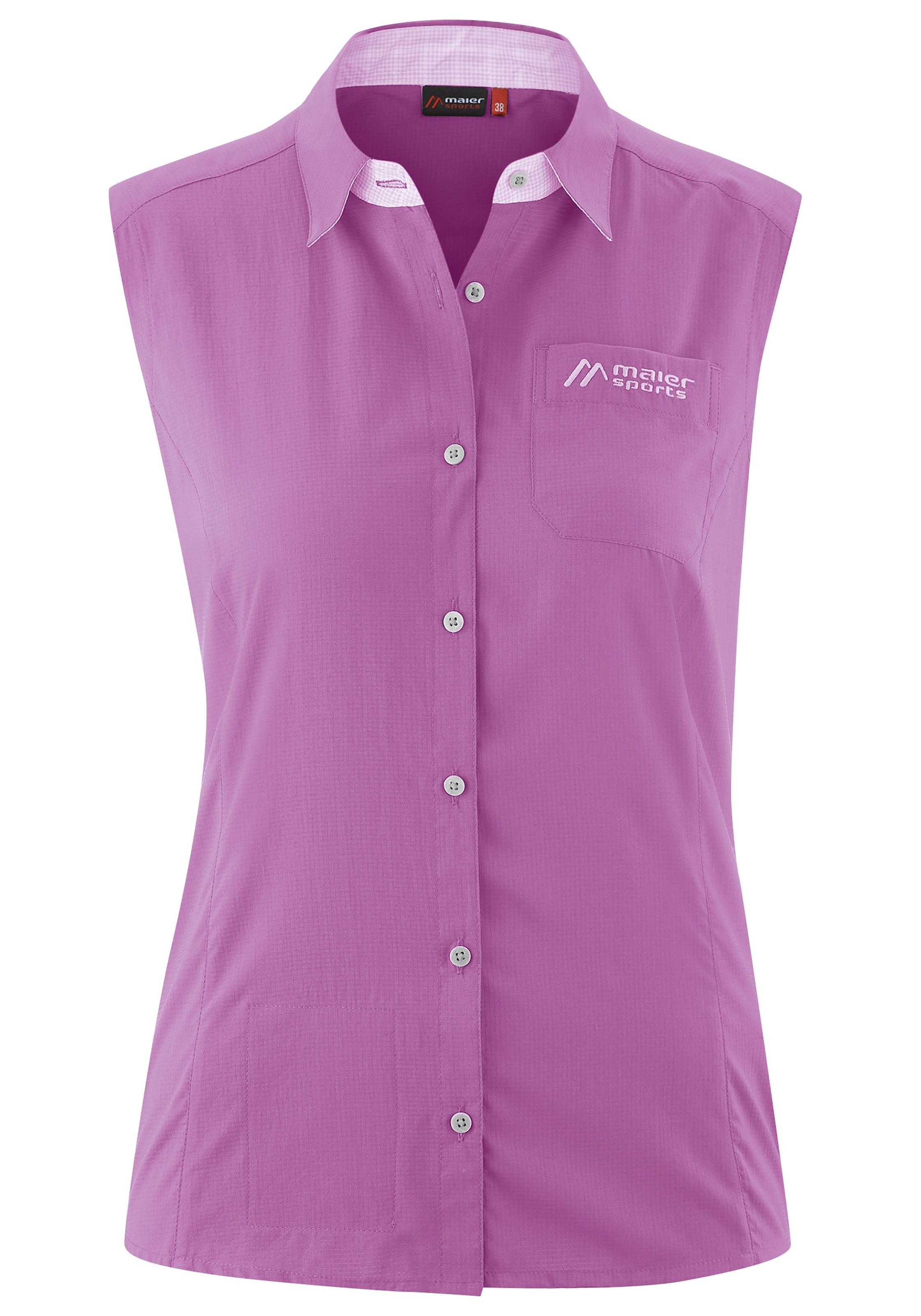 Image of Maier Sports Funktionsbluse »Amira«, Sommerlich-luftige, ärmellose Outdoorbluse mit Brusttasche bei Ackermann Versand Schweiz