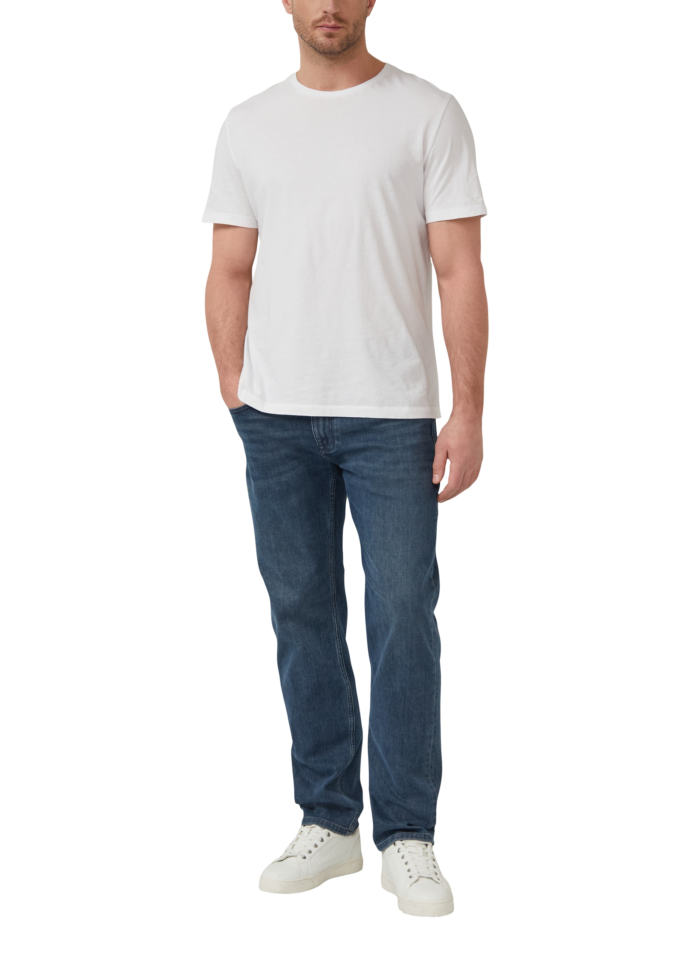 s.Oliver Jeans à 5 poches en coupe tapered fit
