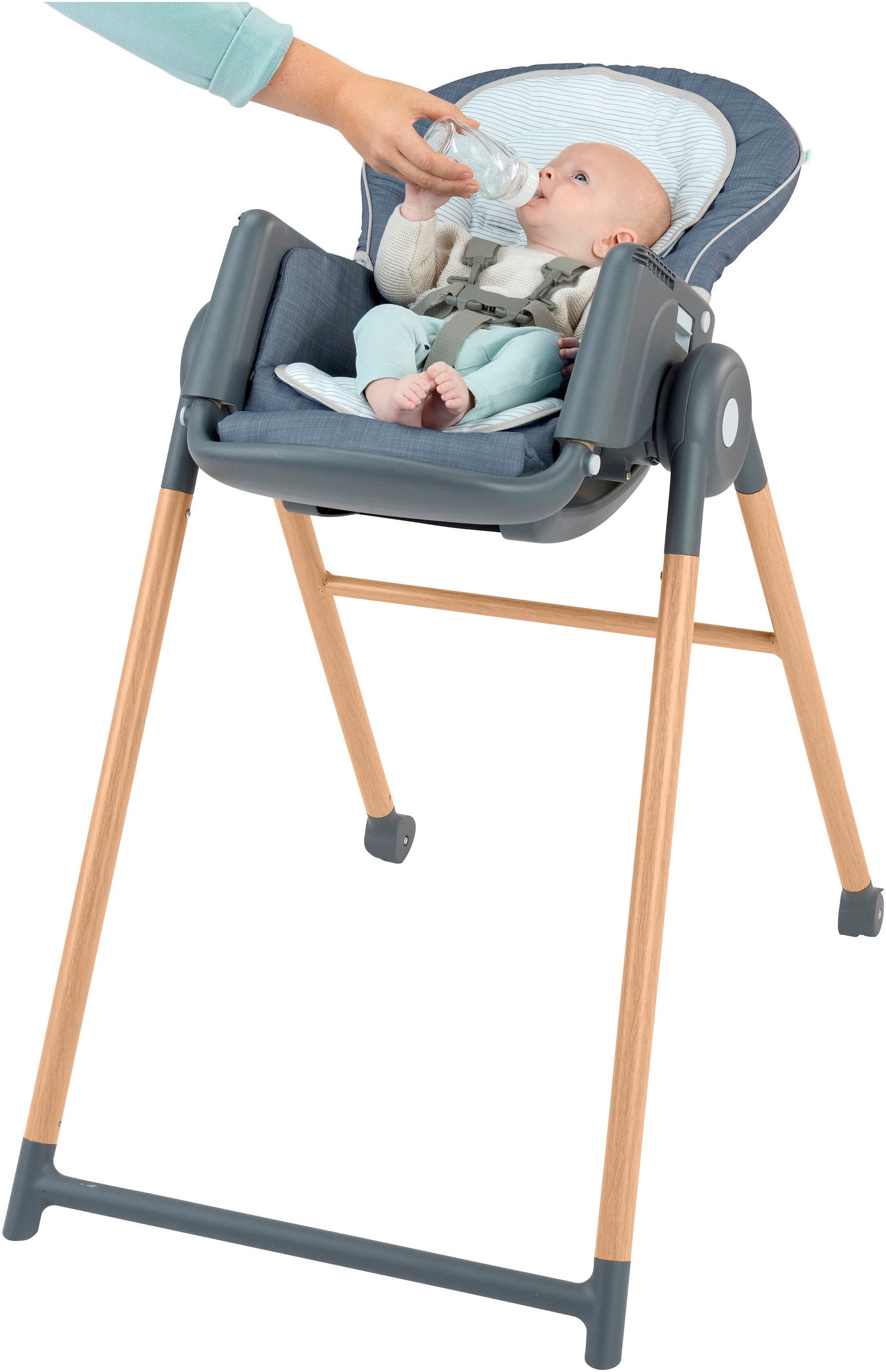 ingenuity Hochstuhl »Proper Positioner™ 7-in-1 Deluxe High Chair - Chambray« ()