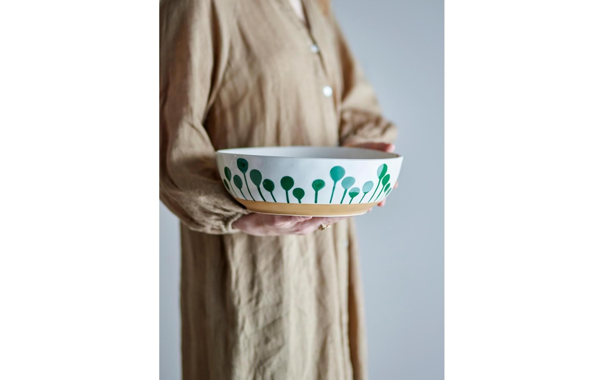 Bloomingville Coupe à dessert »Linora, Steinzeug« 1