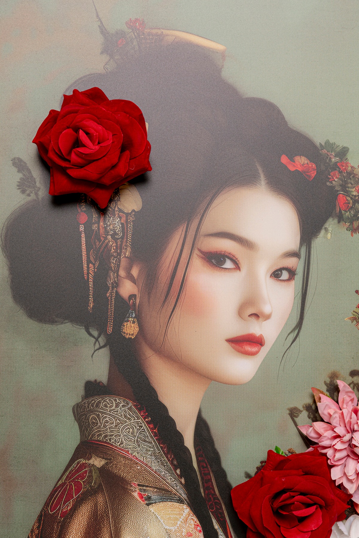 Kare Design Tableau sur toile »Kimono Girl 84x124cm« 1, 