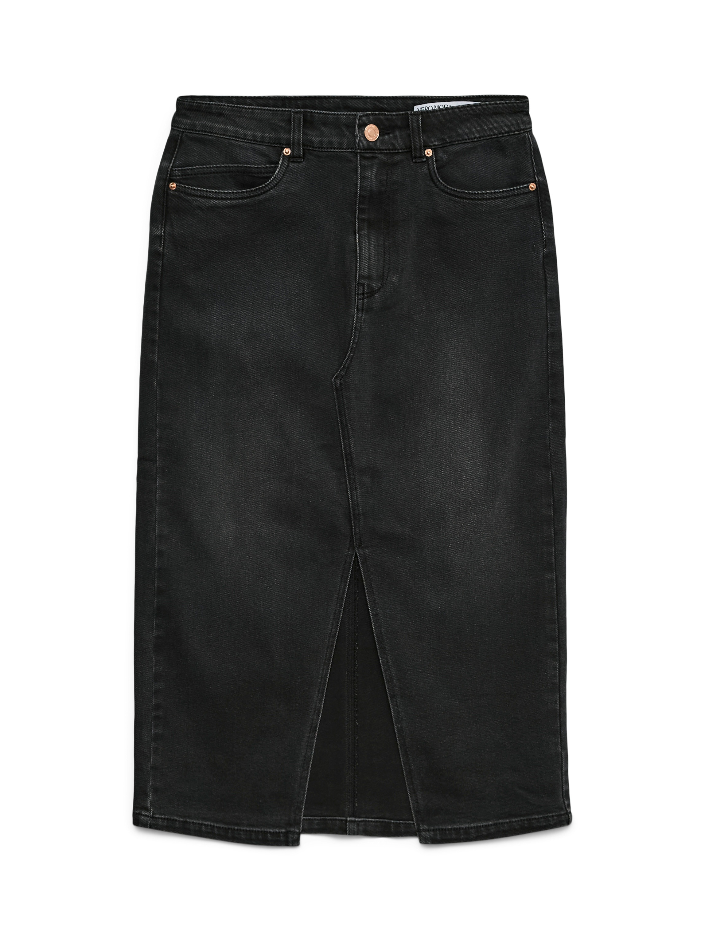 Vero Moda Maxirock »VMVERI HR CALF DENIM SKIRT GA NOOS«