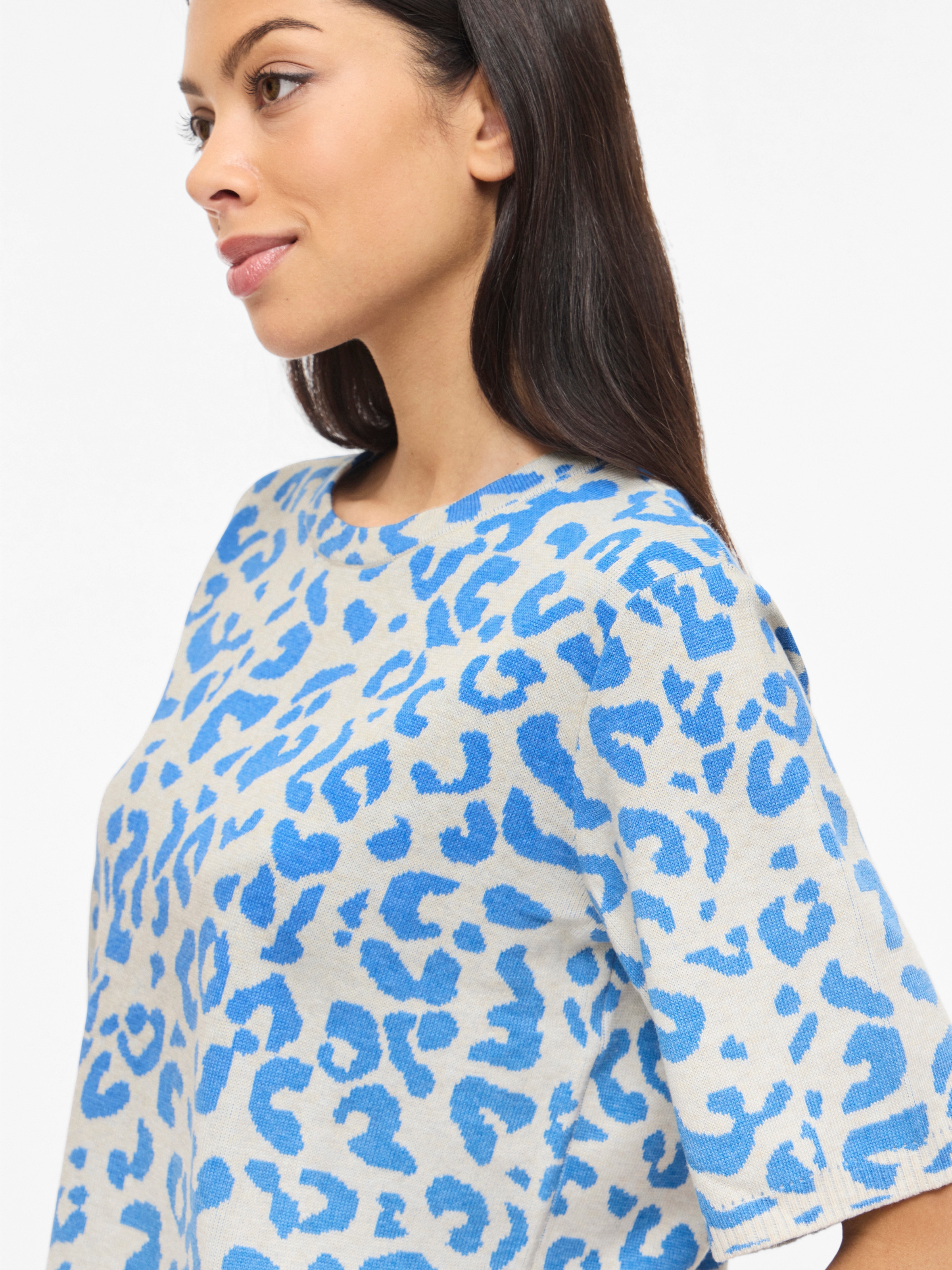 Vila Pull en tricot »VIMAYAS O-NECK 2/4 KNIT NOOS«