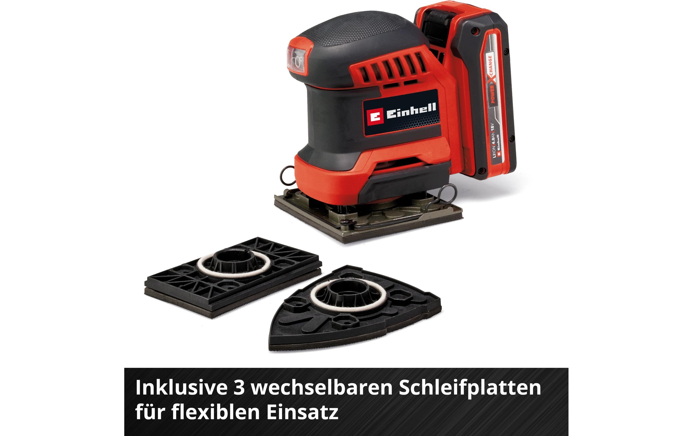 Einhell Akku-Schwingschleifer »TE-OS 18/113 3X Li – Solo«