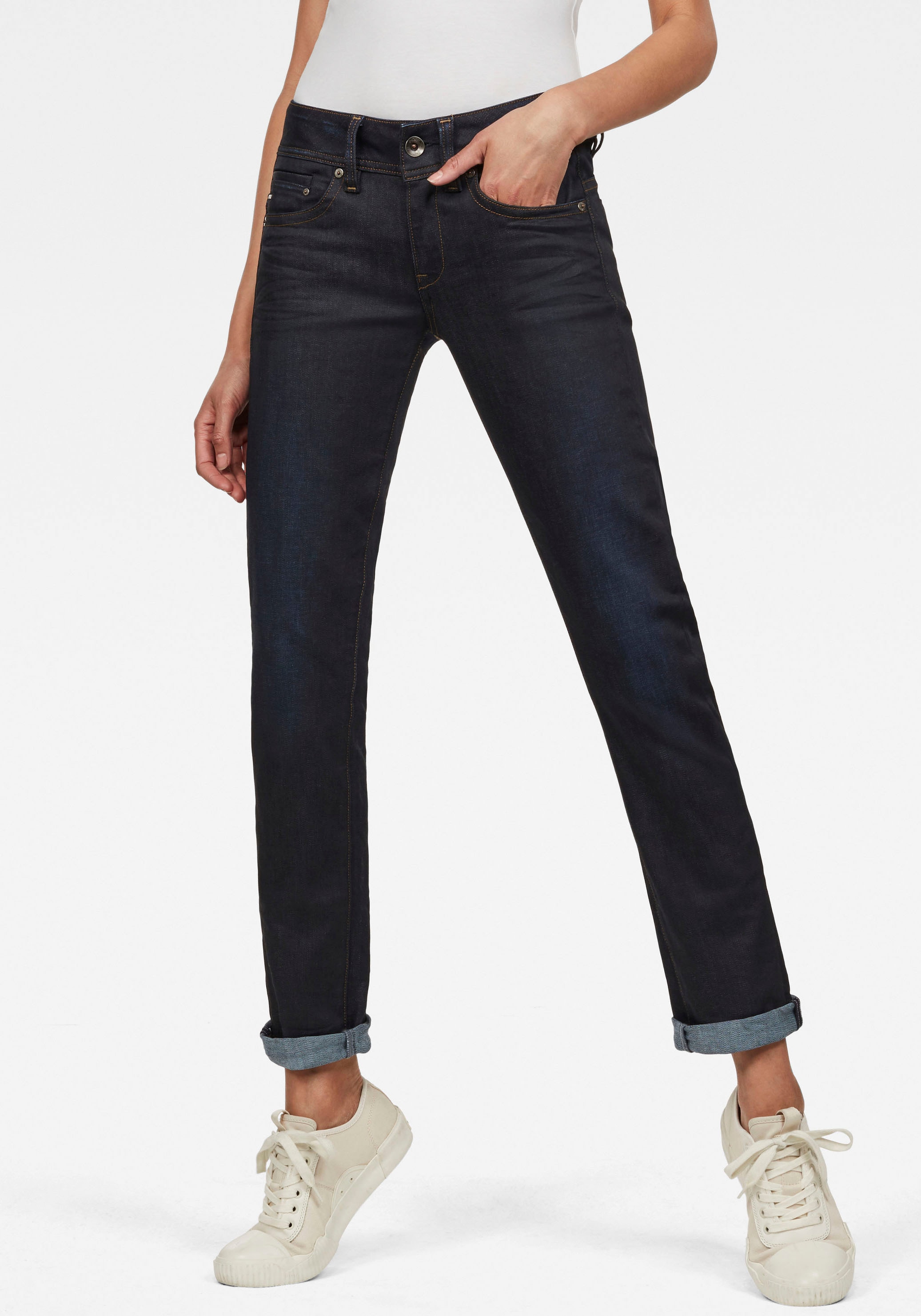 Straight-Jeans »Midge Saddle Straight«