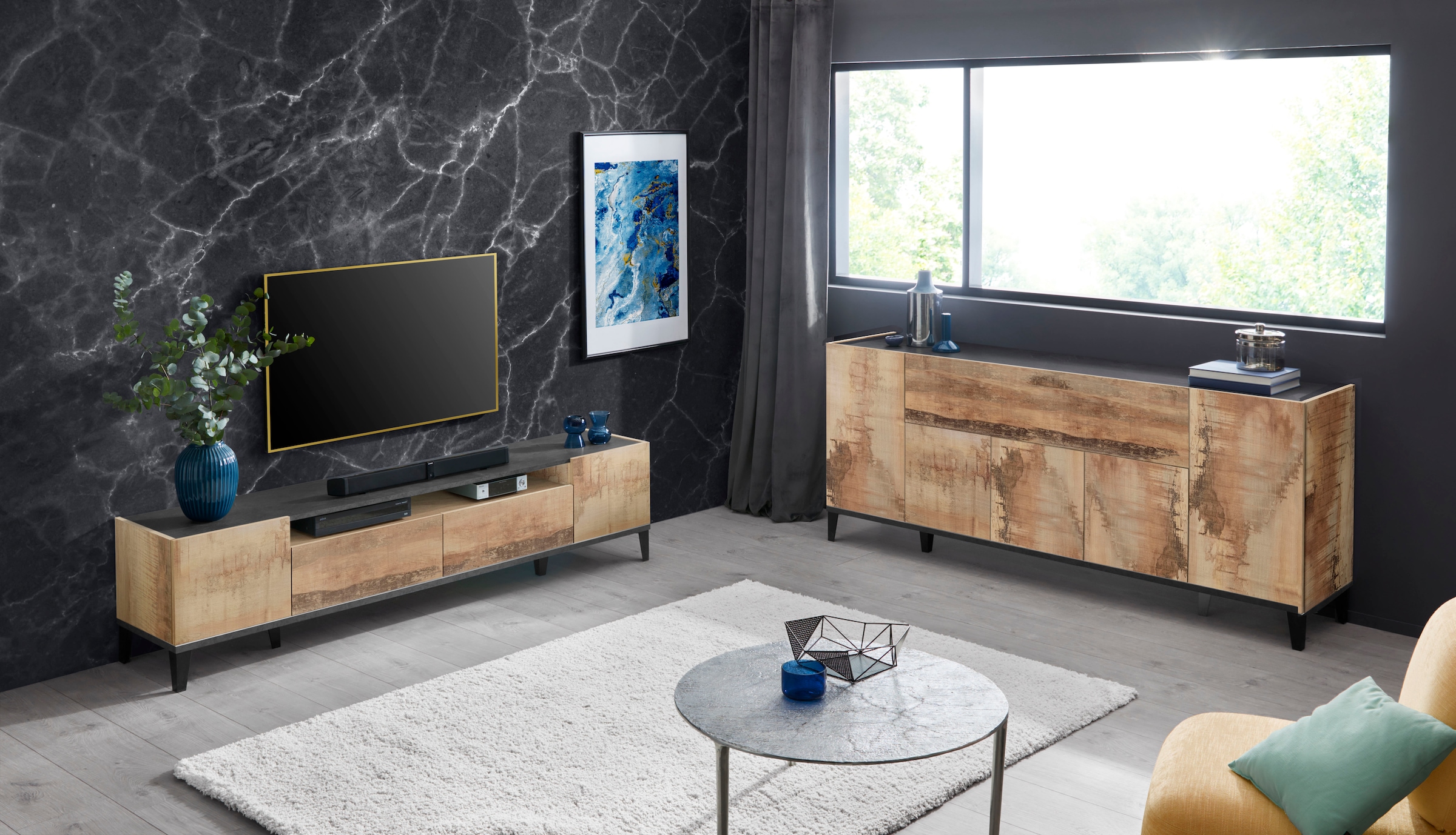 INOSIGN Lowboard »SunriseTV-Board, TV-Schrank«, Breite 200 cm