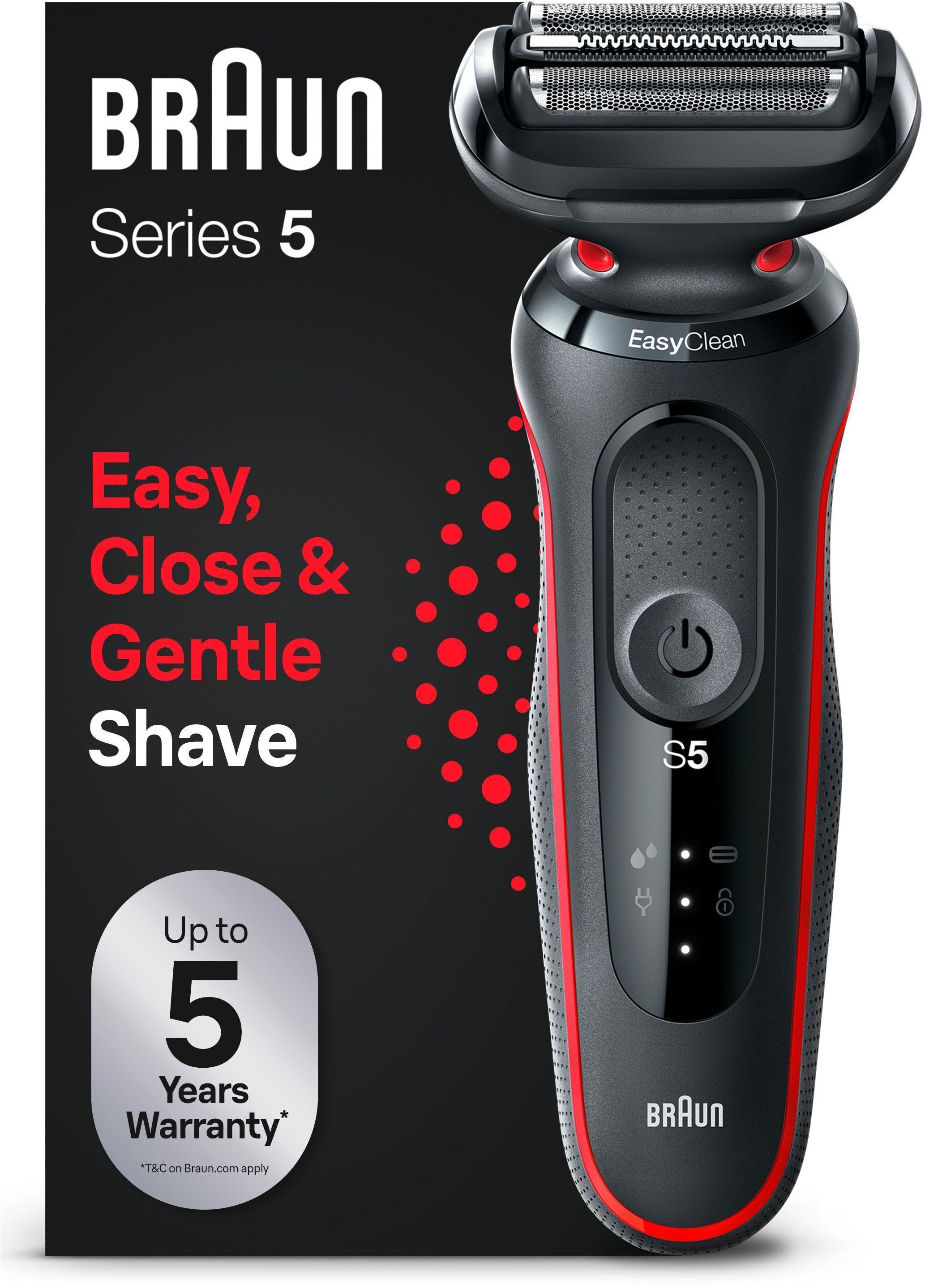 Image of Braun Elektrorasierer "Series 5 51-R1000s" EasyClean, Wet&Dry
