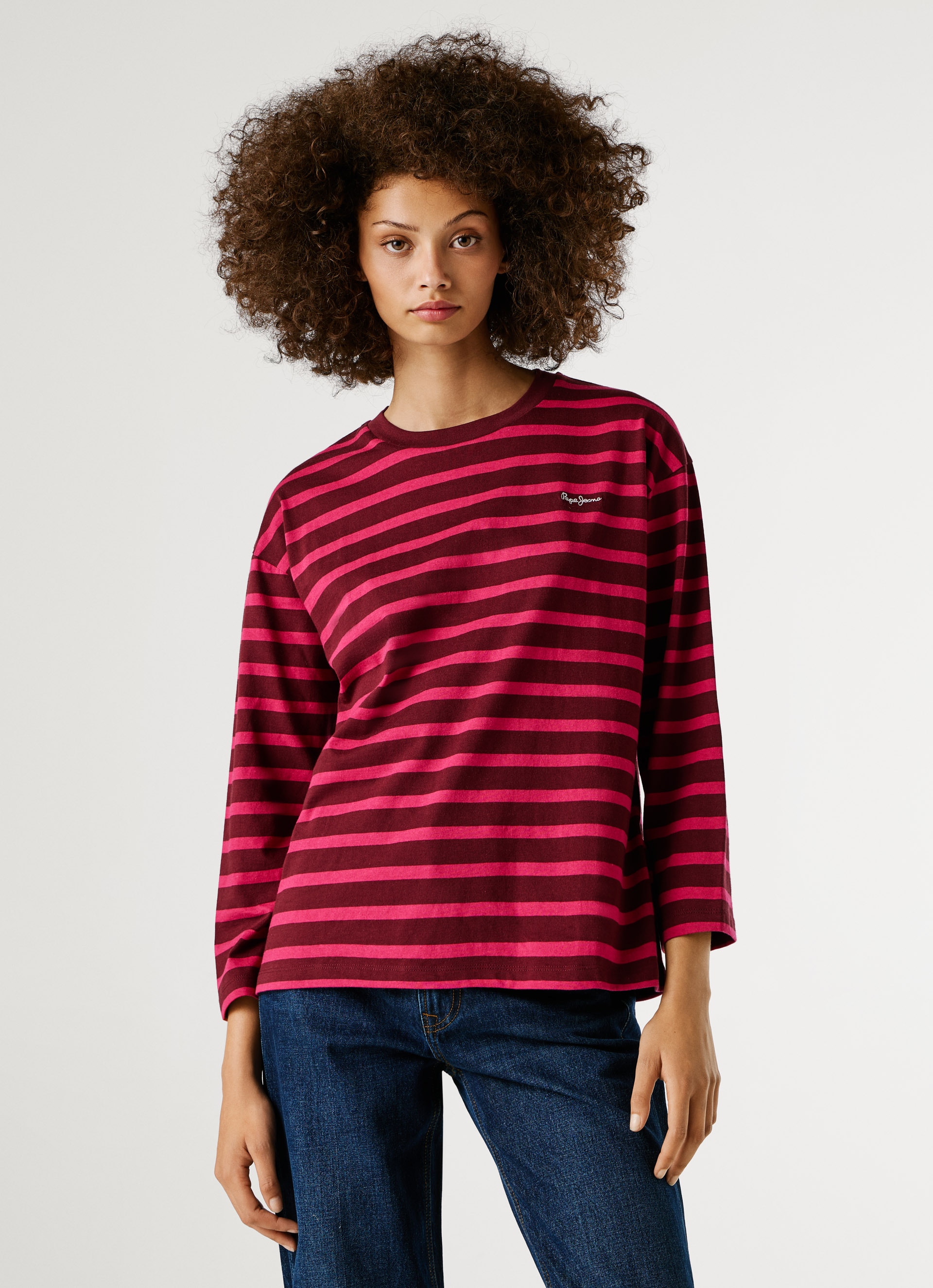 Image of Pepe Jeans Langarmshirt "BANILLA" mit Rundhals