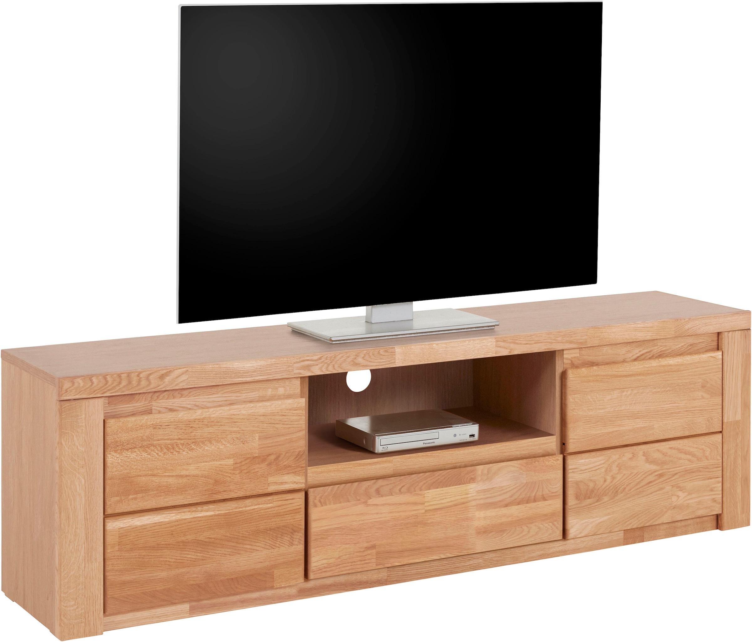 GOODproduct Lowboard »Burani« grifflose Optik, Fernsehtisch