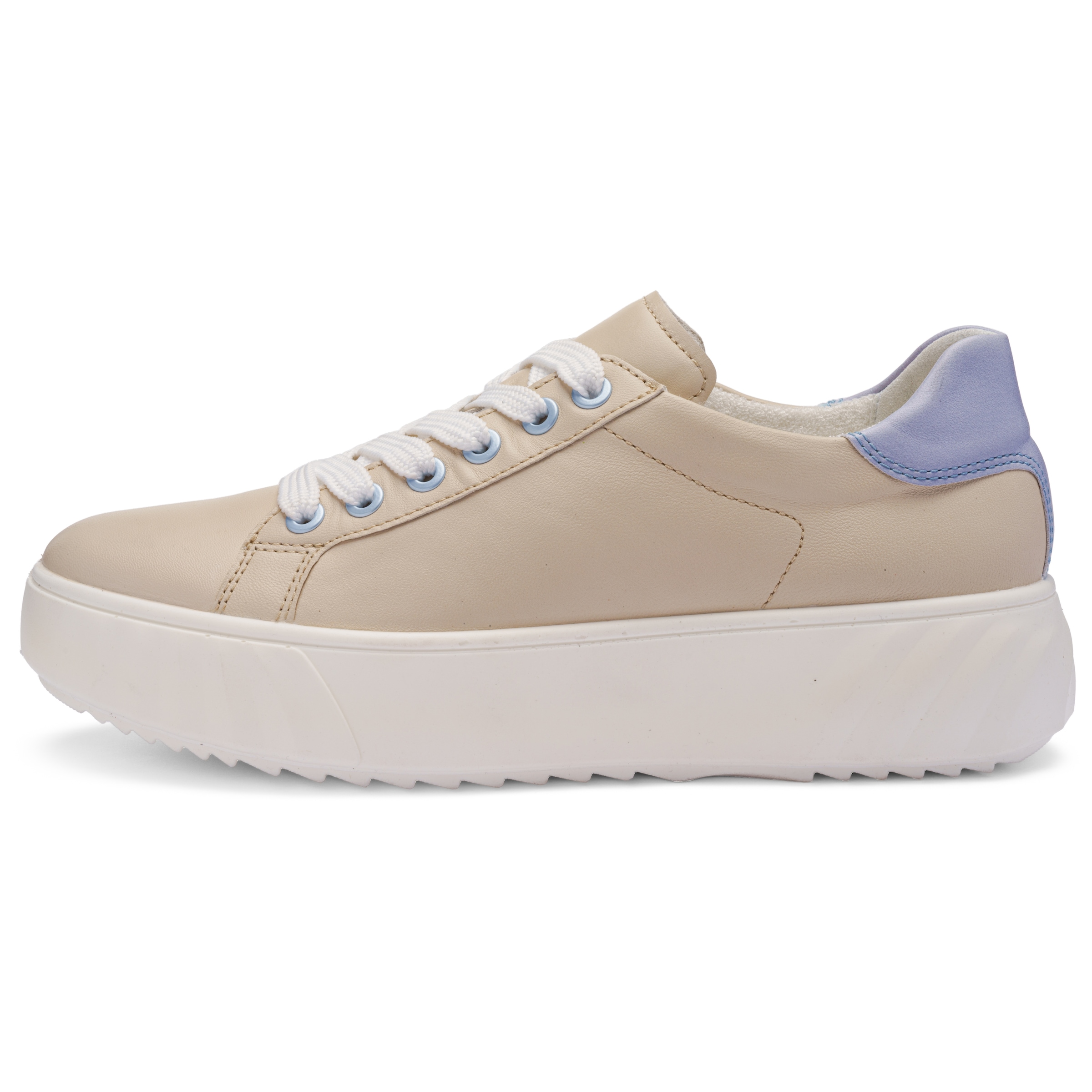 Ara Baskets à plateforme »MONACO«  Chaussure de loisir, chaussure basse, à lacets avec empiècement contrasté, largeur H