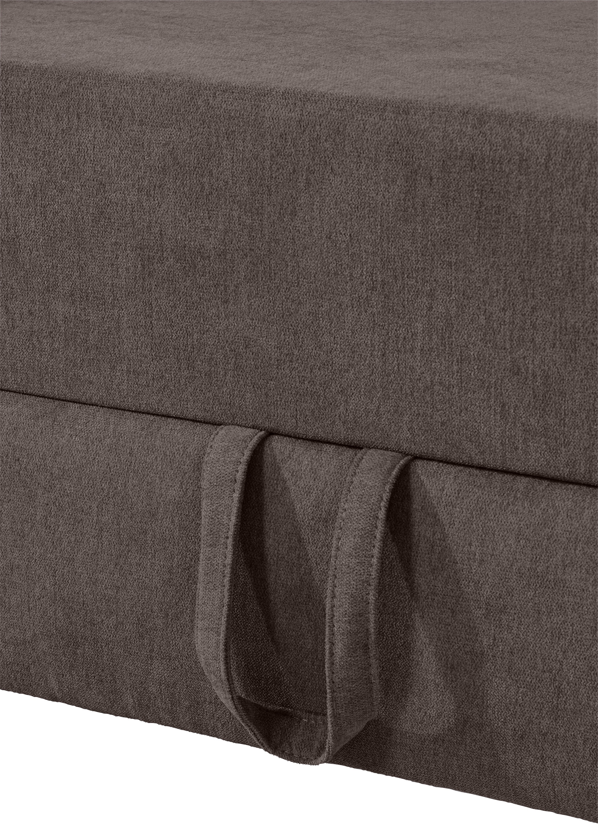 sit&more Ecksofa »Melissa L-Form«, klassisches Polsterprogramm, wahlweise Bettfunktion und Schubkasten