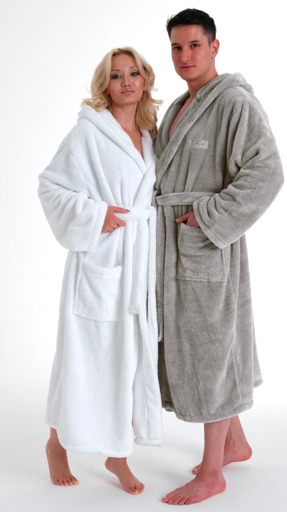 LeGer Home by Lena Gercke Unisex-Bademantel »Lovina«, (1 St.), kuschelig weicher Fleece, für Damen und Herren, XS-3XL