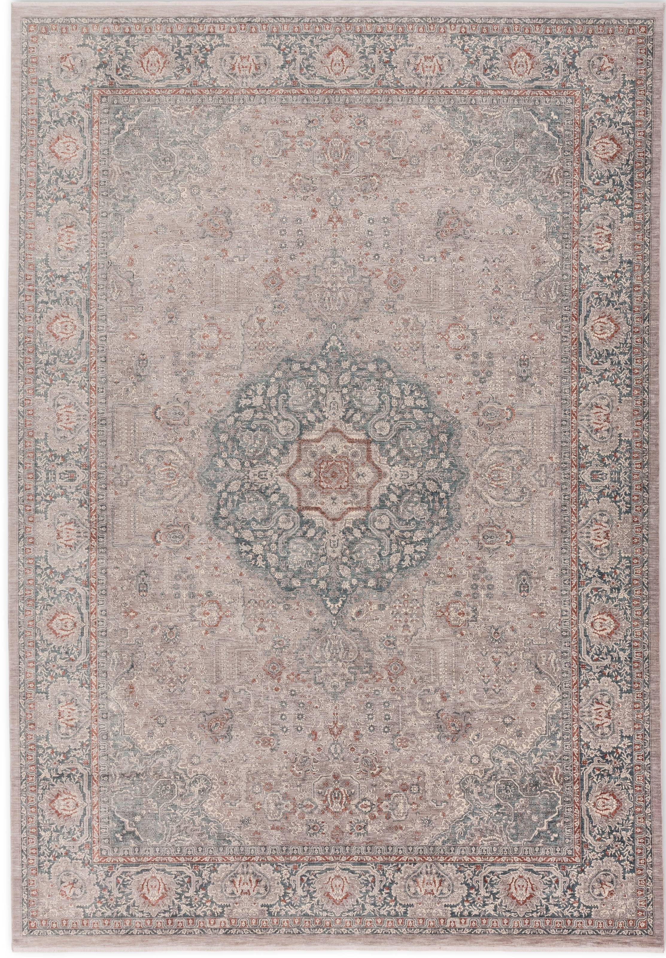 Image of ASTRA Teppich "Tropea 242" rechteckig 6 mm Höhe hochwertiger Kurzflor, leichter Glanz, Vintage, Wohnzimmer