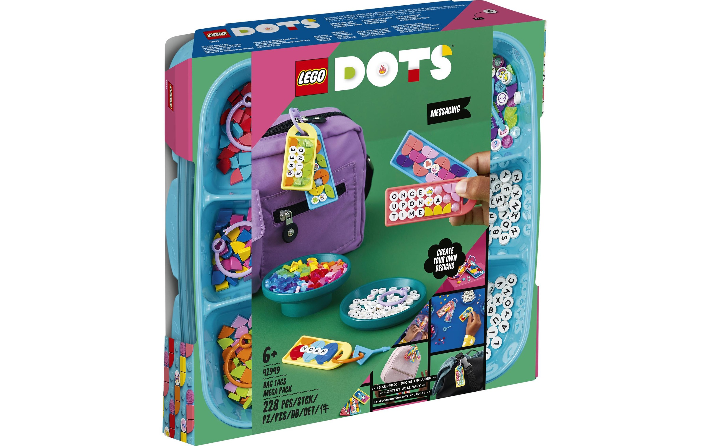 Image of LEGO® Spielbausteine »Taschenanhänger Kreativ«, (228 St.) bei Ackermann Versand Schweiz