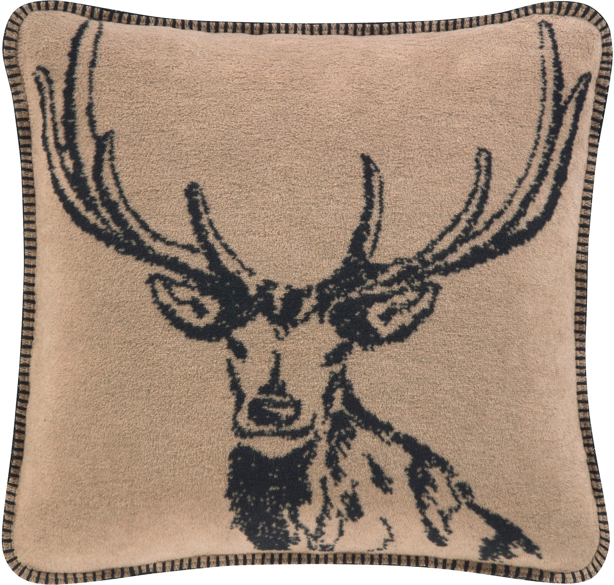 Image of Biederlack Dekokissen "Deer" klassisches Hirschmotiv
