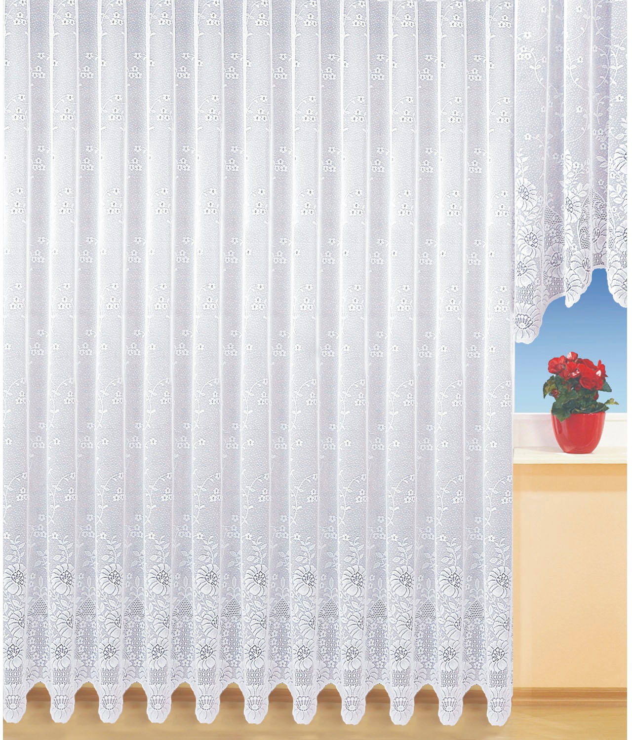 Image of WILLKOMMEN ZUHAUSE by ALBANI GROUP Gardine »Jacquard-Store I«, (1 St.), Jacquard-Store bei Ackermann Versand Schweiz