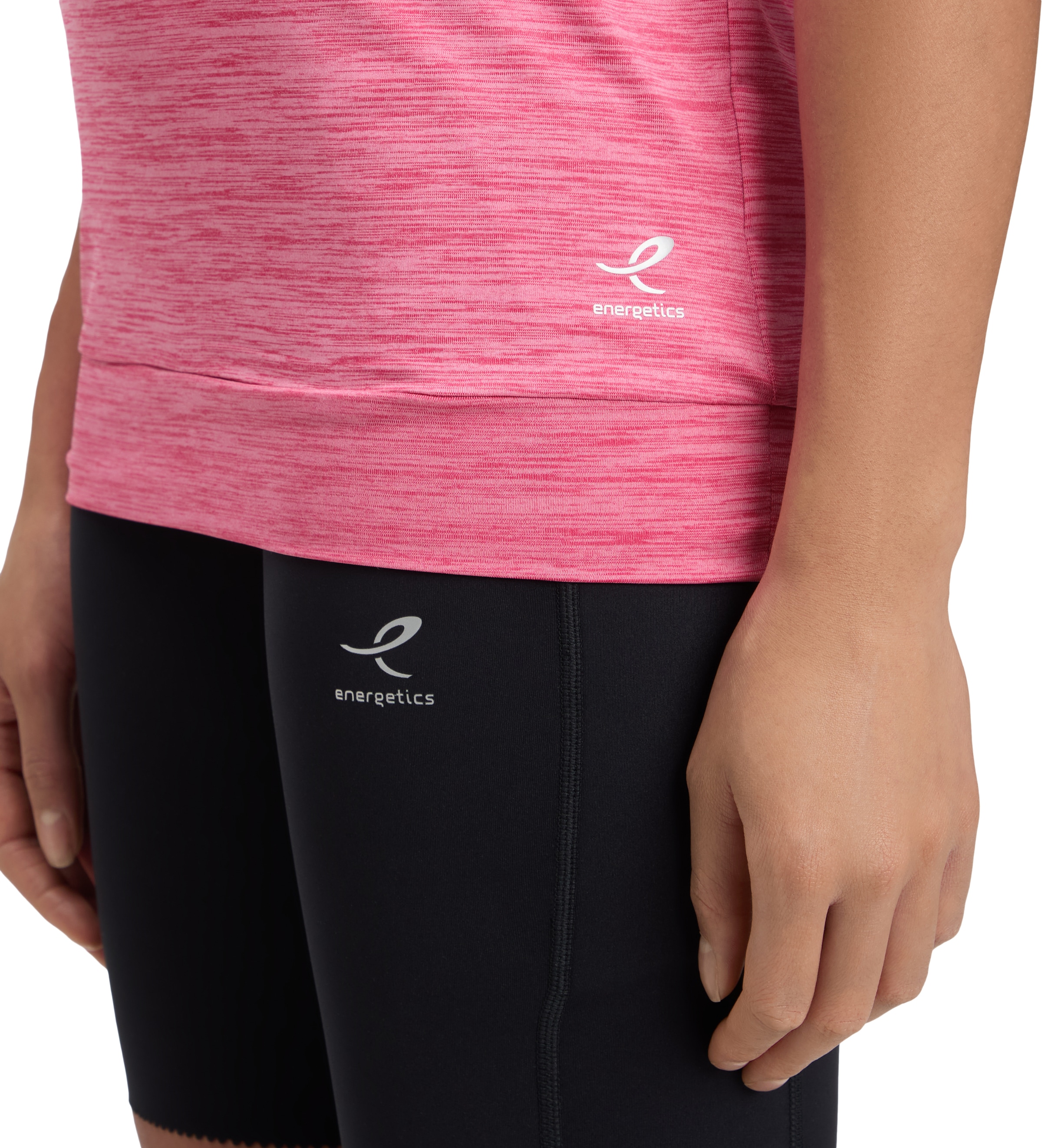 Energetics T-shirt »Da.-Shirt Jewel 3/4 SS W« À col rond, manches courtes, en tissu jersey, longueur normale