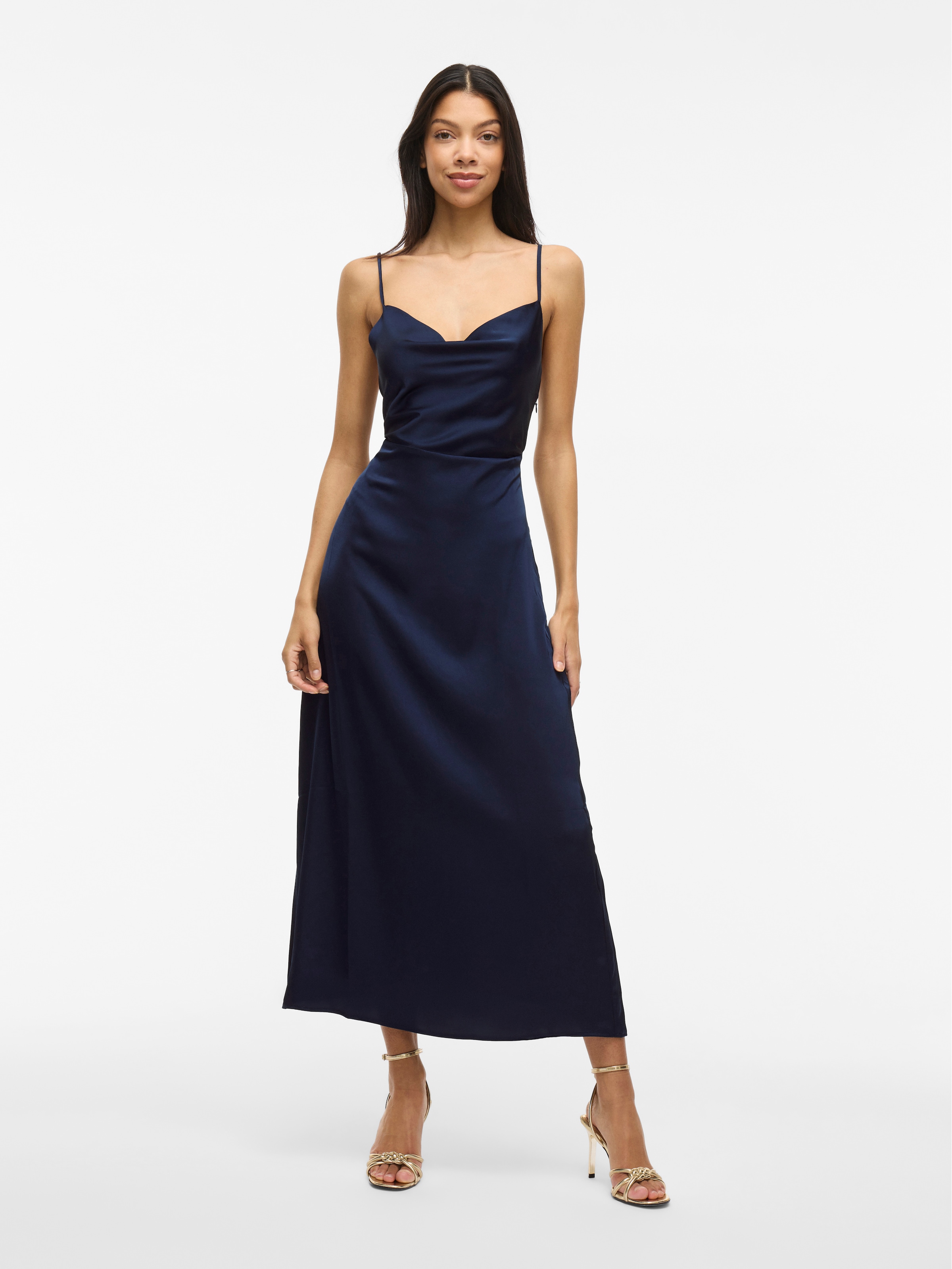 Image of Vila Trägerkleid "VIRAVENNA STRAP ANKLE DRESS - NOOS" Kunstfaser, regular fit