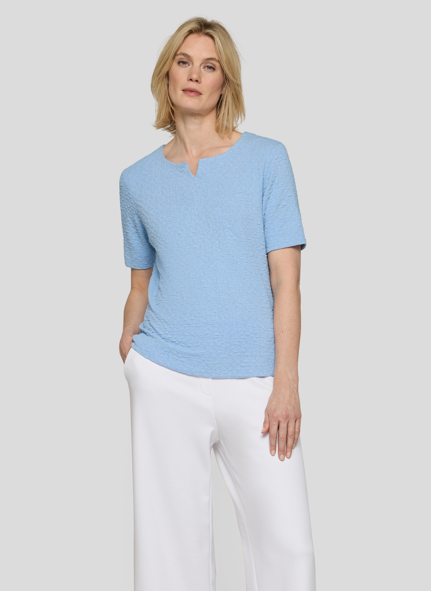 Image of Rabe T-Shirt im Crinkle-Look