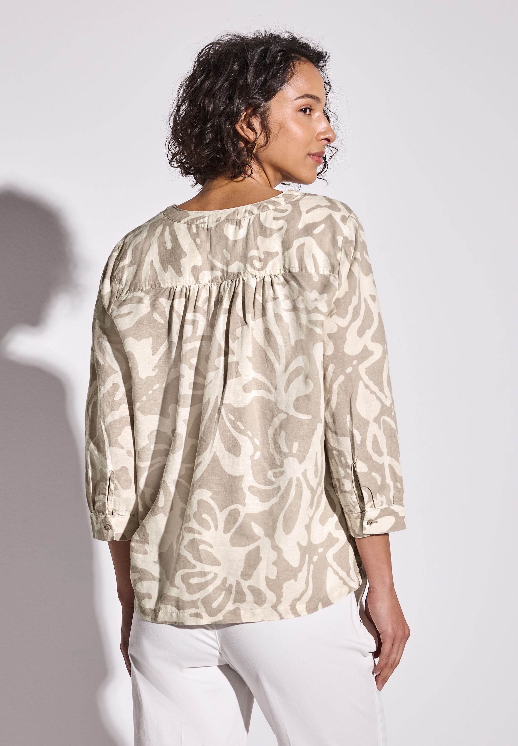 STREET ONE Klassische Bluse, mit All-Over Print