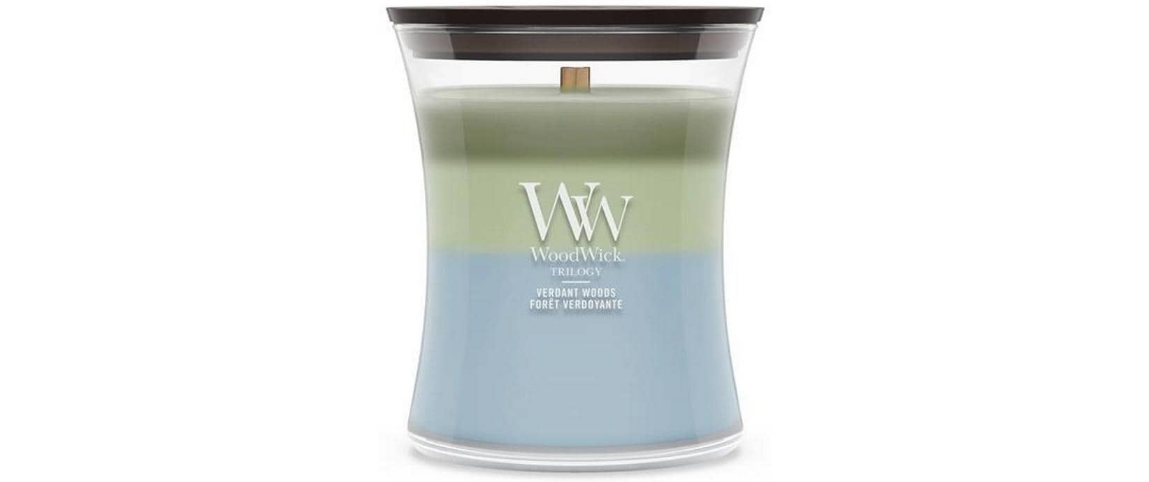 Woodwick Duftkerze "Verdant Woods Trilogy Medium Jar"