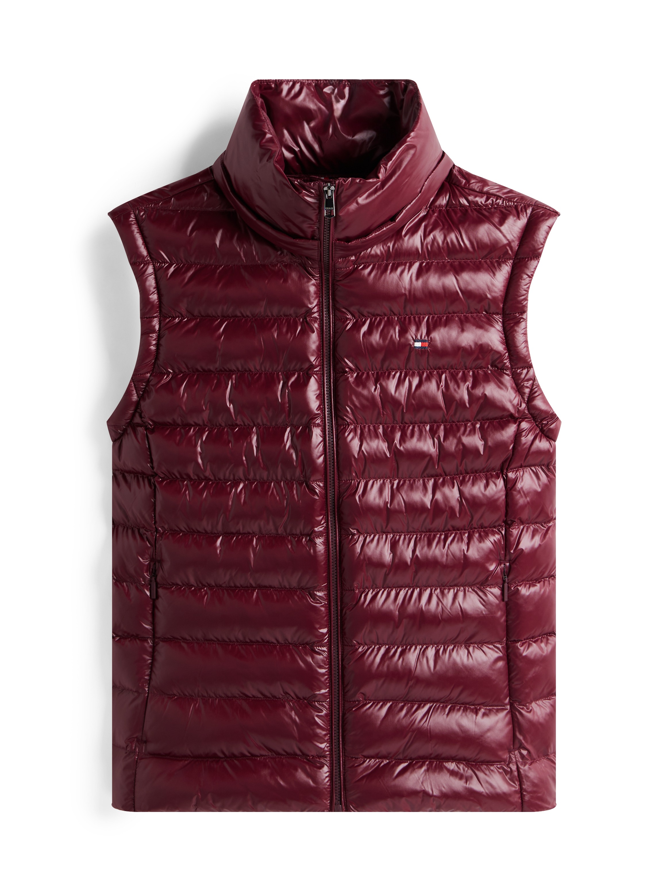 Tommy Hilfiger Steppweste »LW PADDED SLIM VEST«, leicht glänzende Oberfläche