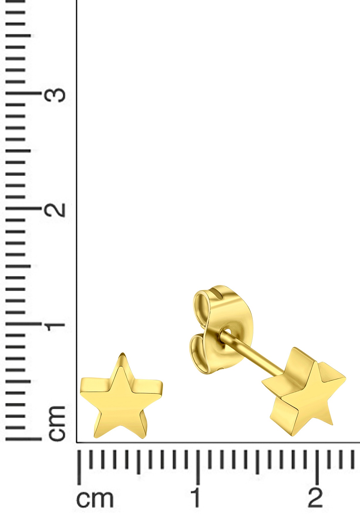 Firetti Paar Ohrstecker "Schmuck Geschenk Ohrschmuck Stern"