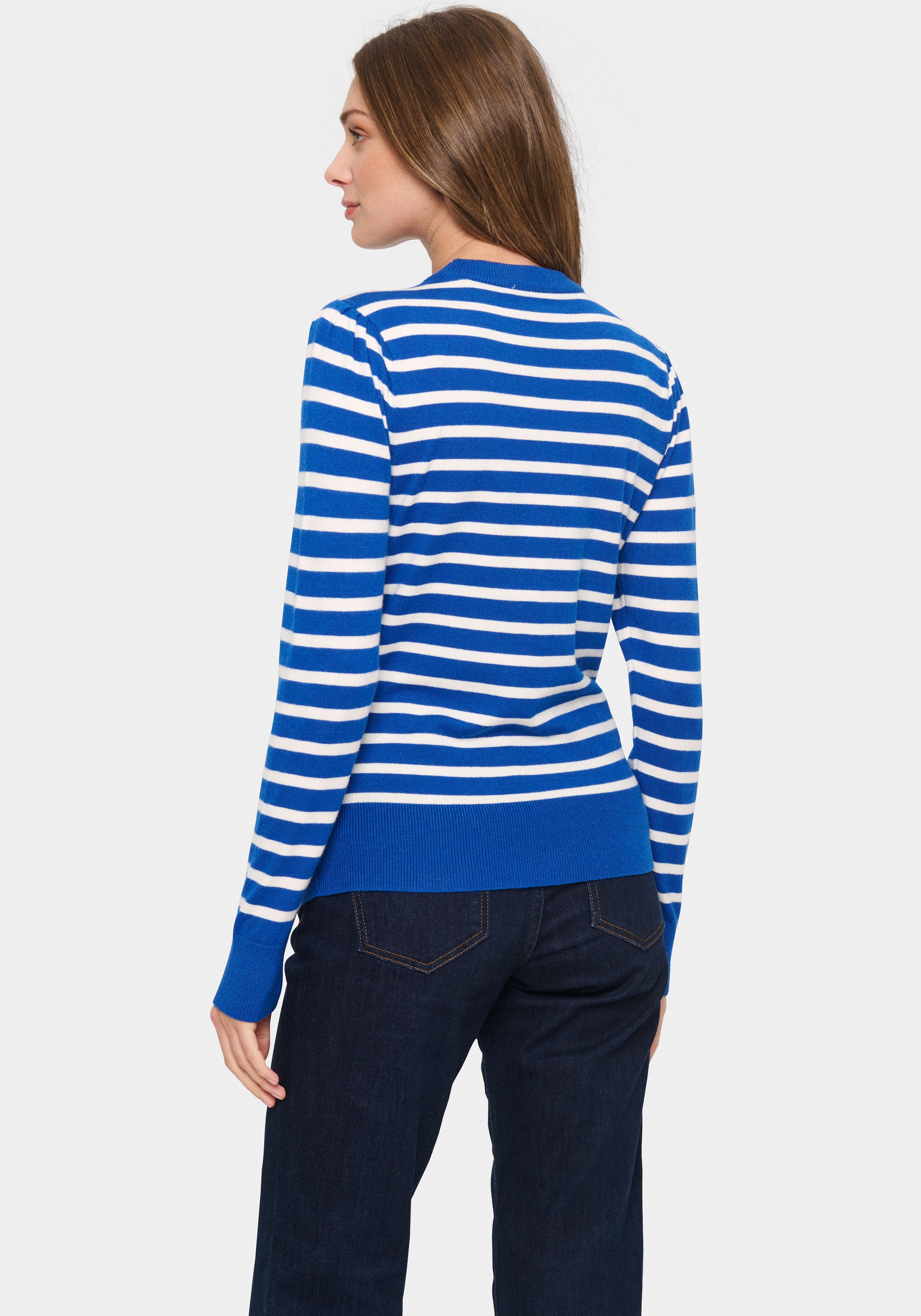 Saint Tropez Rundhalspullover »FikamSZ LS«