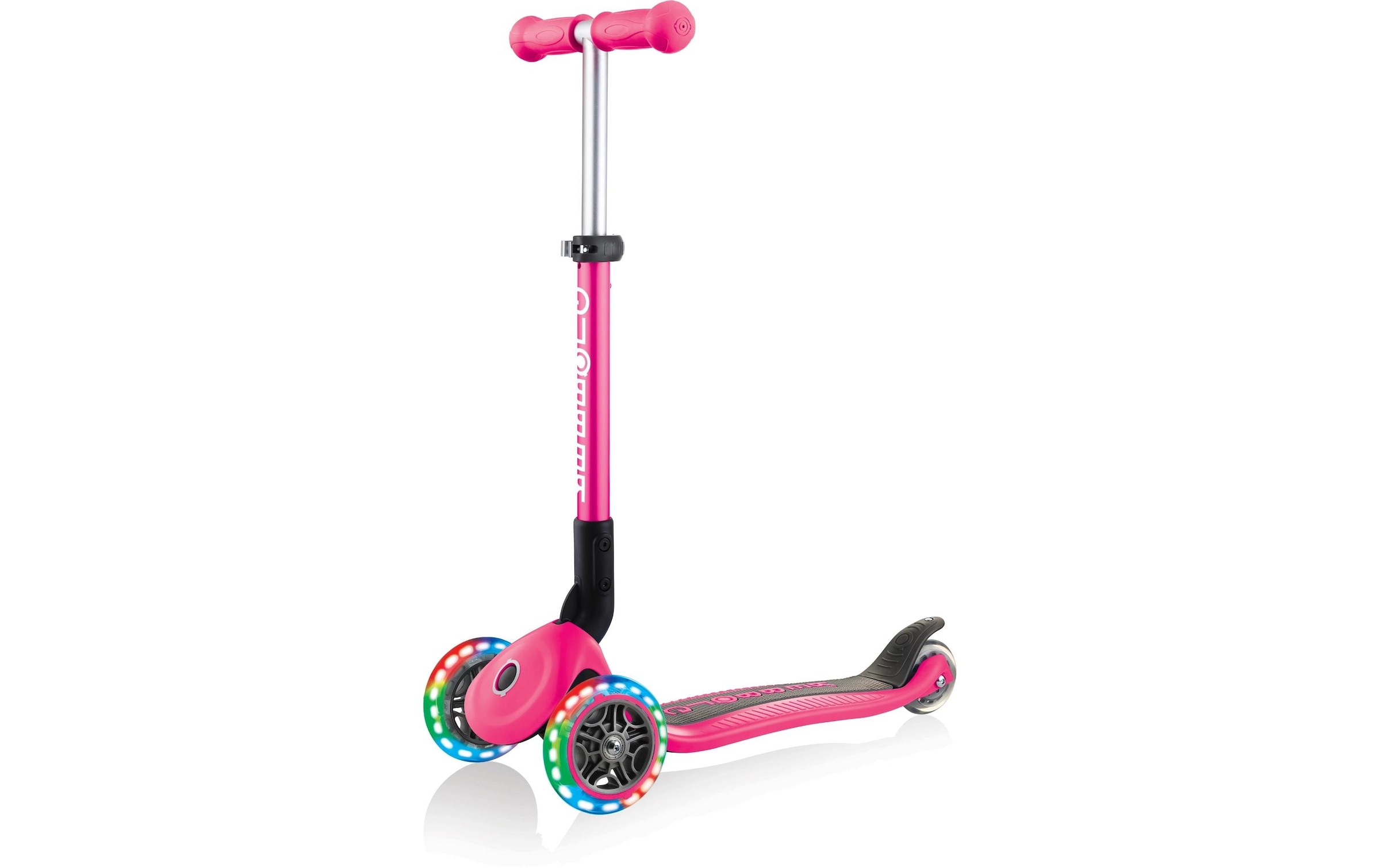 Globber Scooter »JUNIOR FOLDABLE LIGHTS, mit Leuchtrollen«