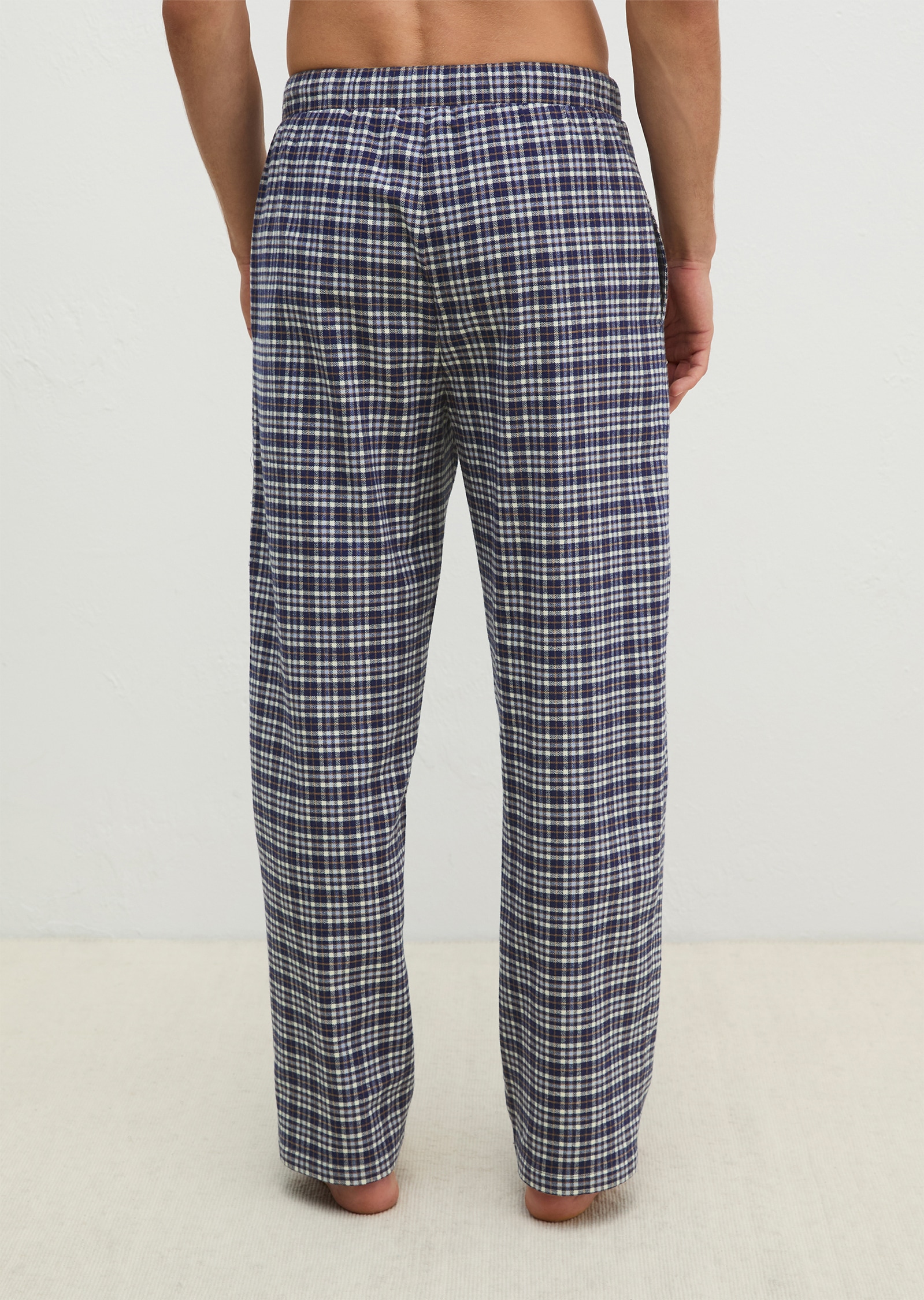Marc O'Polo Pyjamahose  gerade Passform, für Homewear und Sleepwear, mit Vichy-Karomuster
