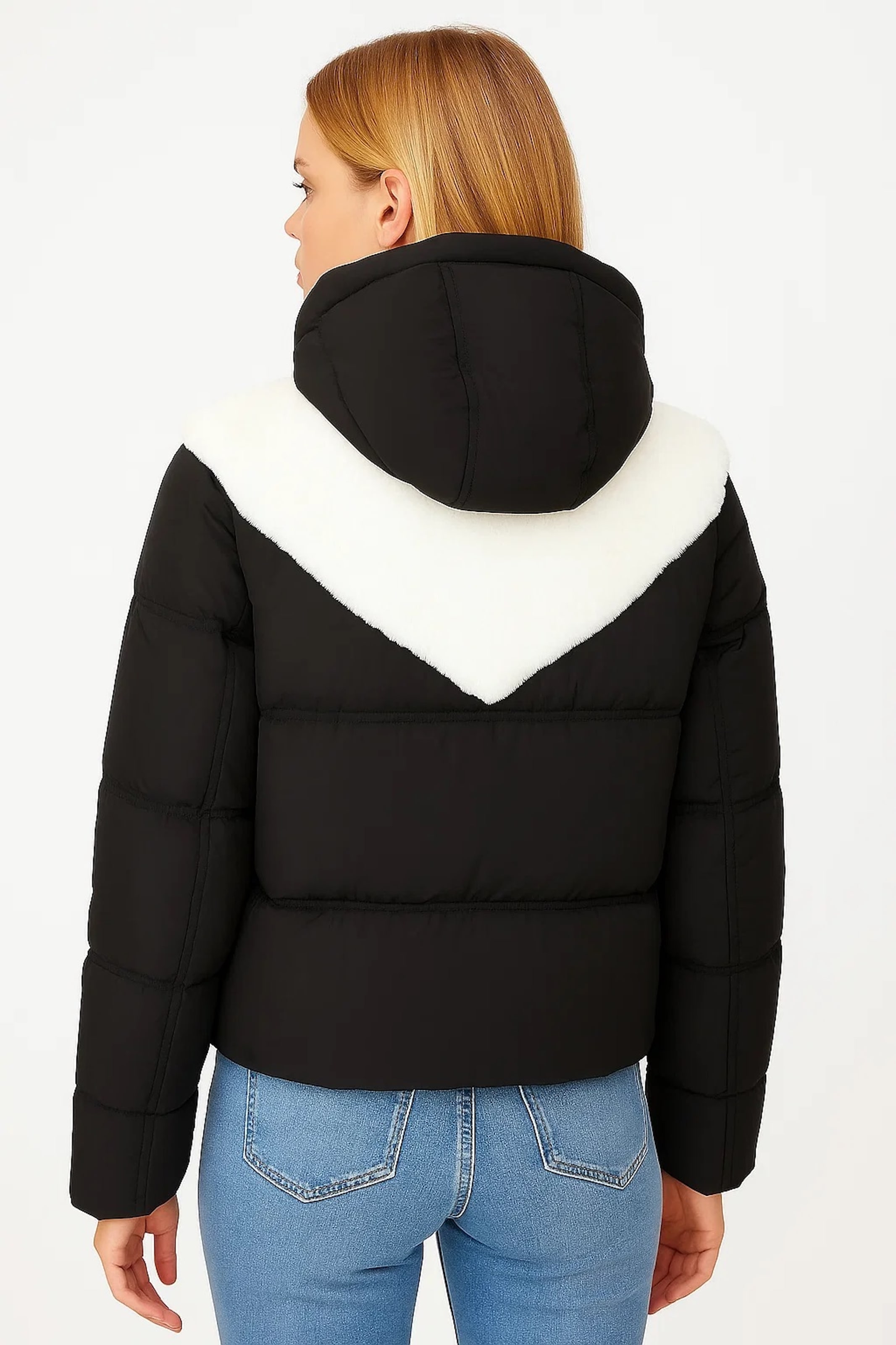 LPO Veste d'hiver »Patricia« Steppjacke mit Webpelz