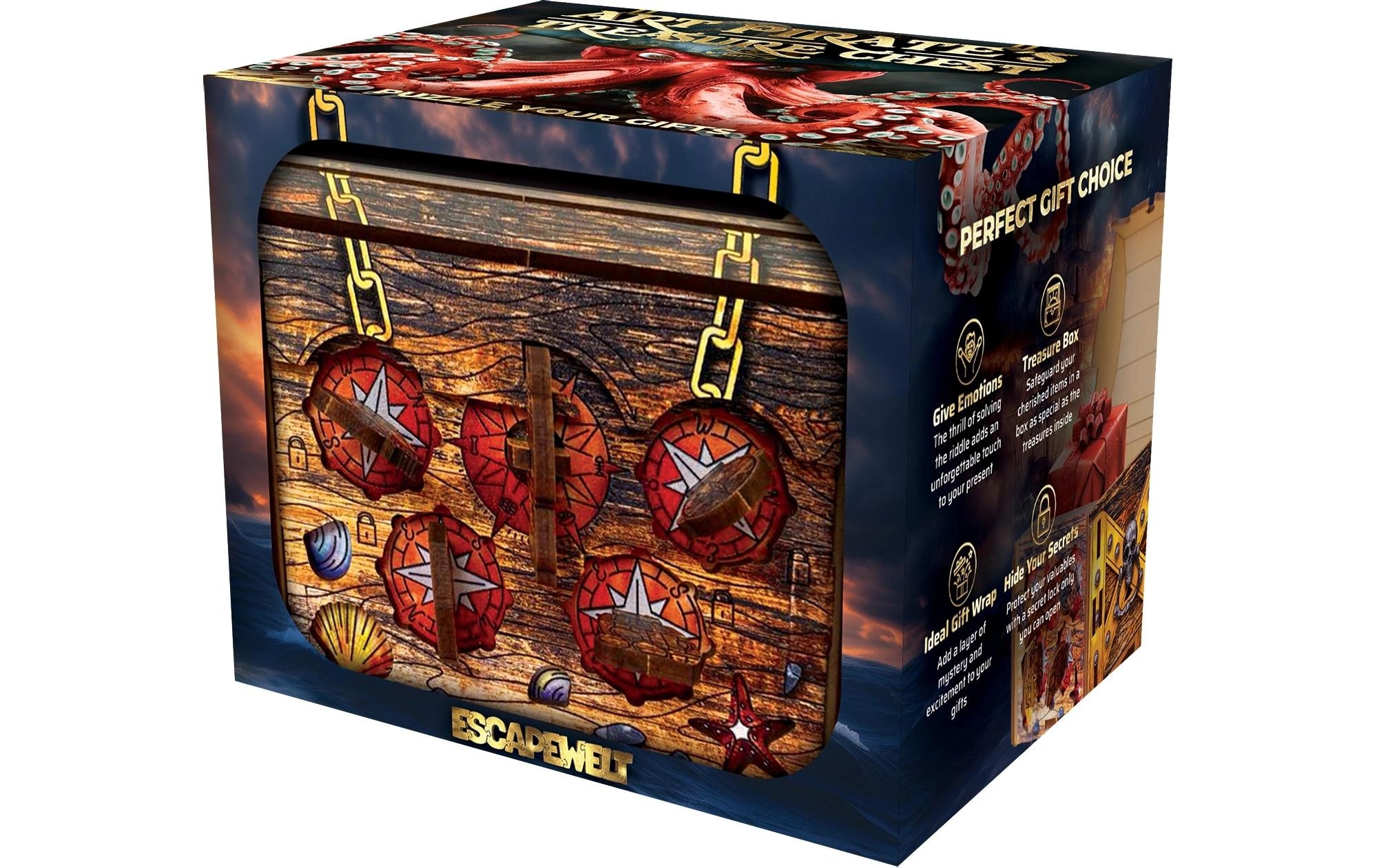   Spiel »Escape Welt Art Secret Box «Piraten Schatzkiste»«