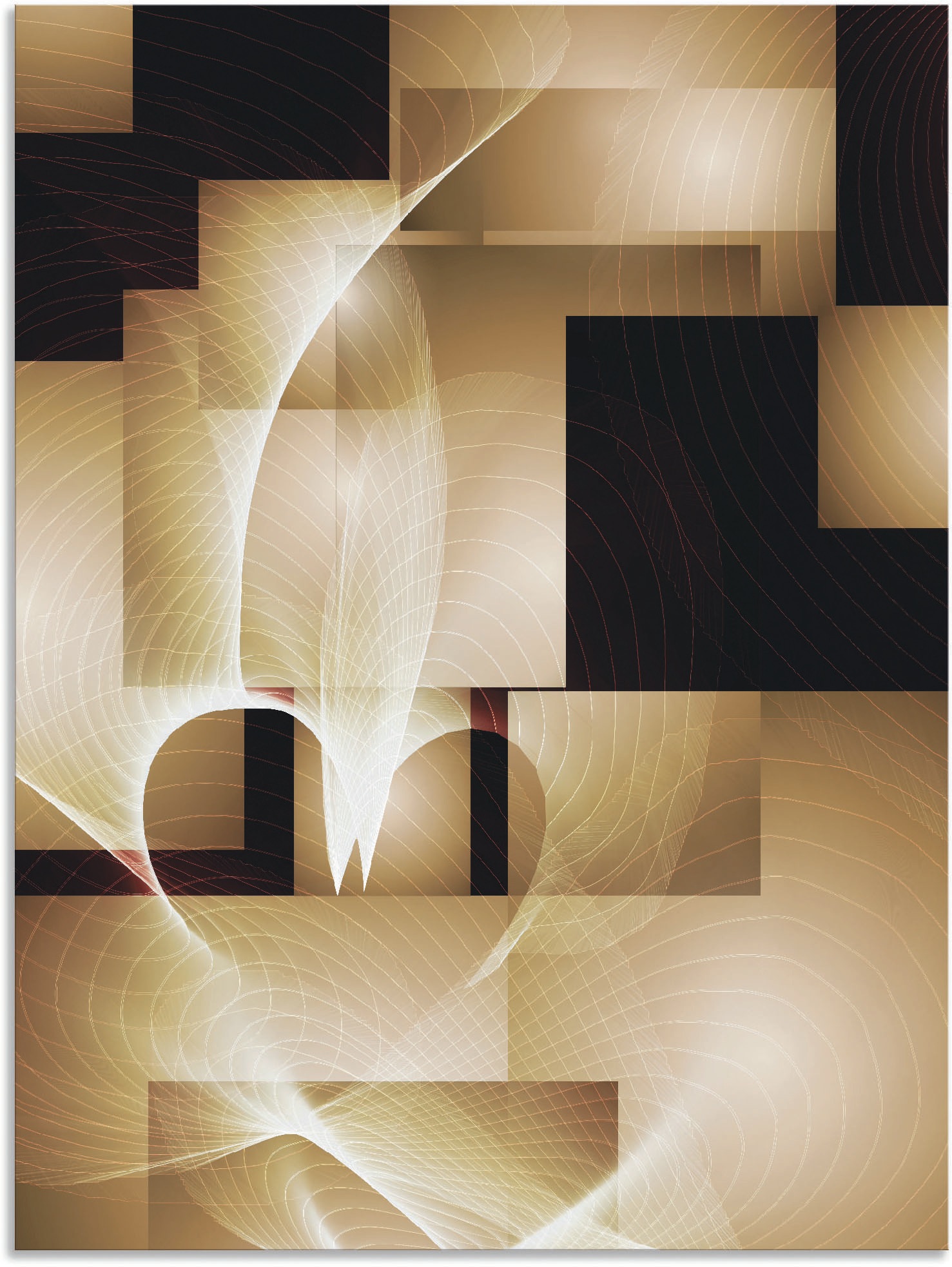 Image of Artland Wandbild »Herzstruktur«, Muster, (1 St.), in vielen Grössen & Produktarten - Alubild / Outdoorbild für den Aussenbereich, Leinwandbild, Poster, Wandaufkleber / Wandtattoo auch für Badezimmer geeignet bei Ackermann Versand Schweiz