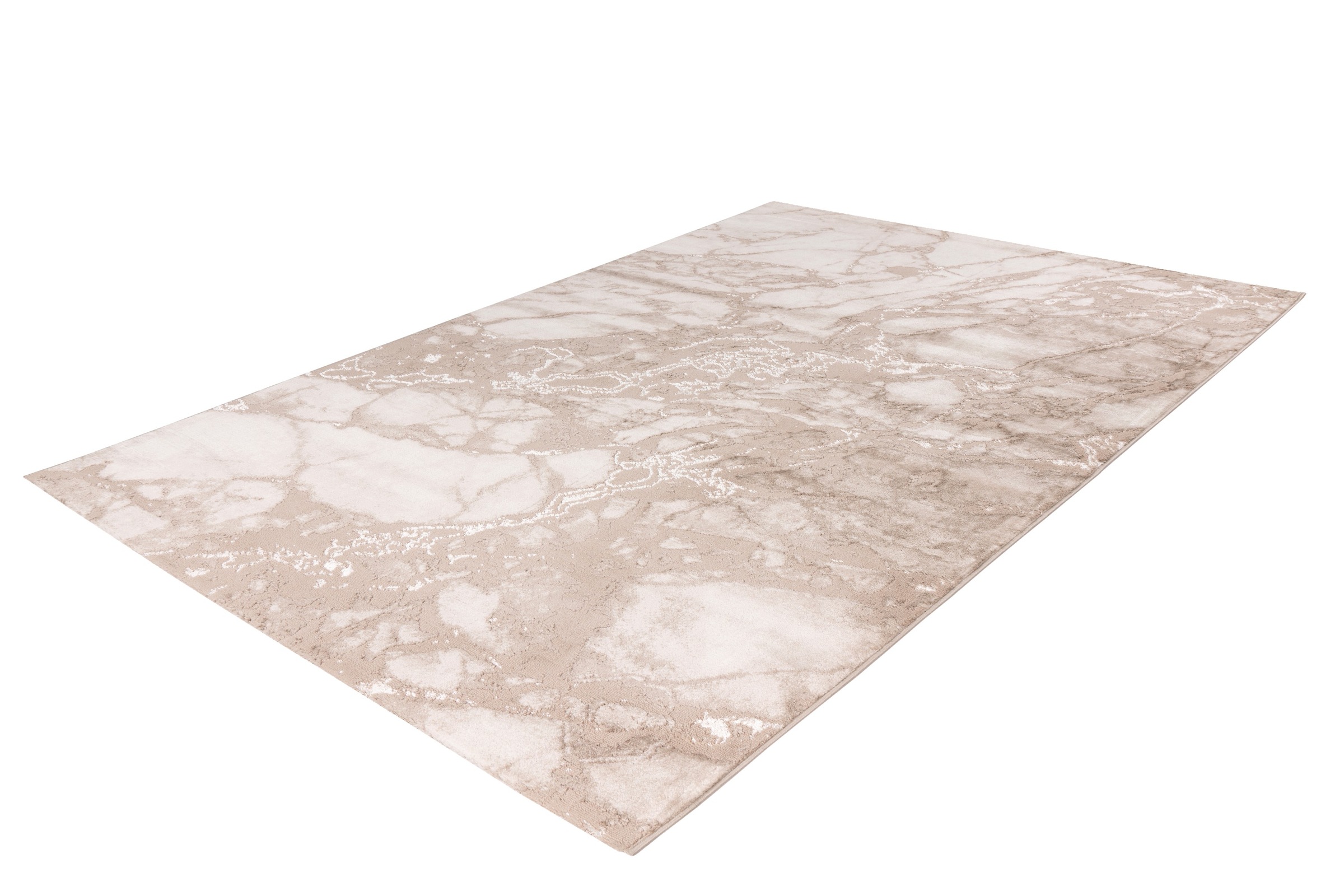 Kayoom Teppich »Mineral 425« rechteckig 12 mm Höhe Kurzflor, Hoch Tief Struktur, Wohnzimmer