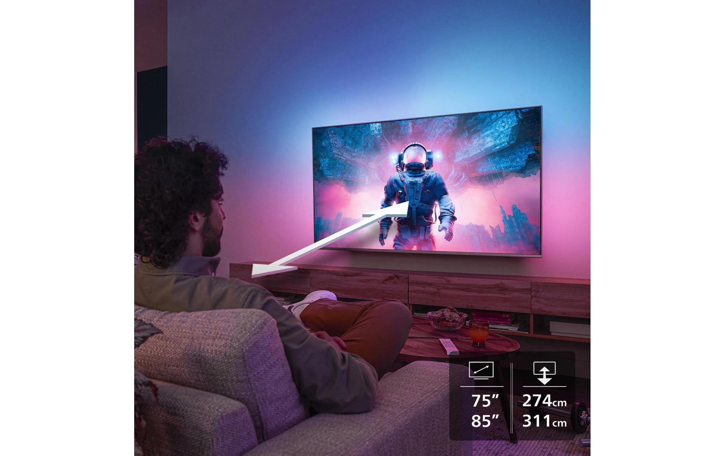 Philips QLED-Fernseher »75PUS9000/12 The One 75«, 4K Ultra HD