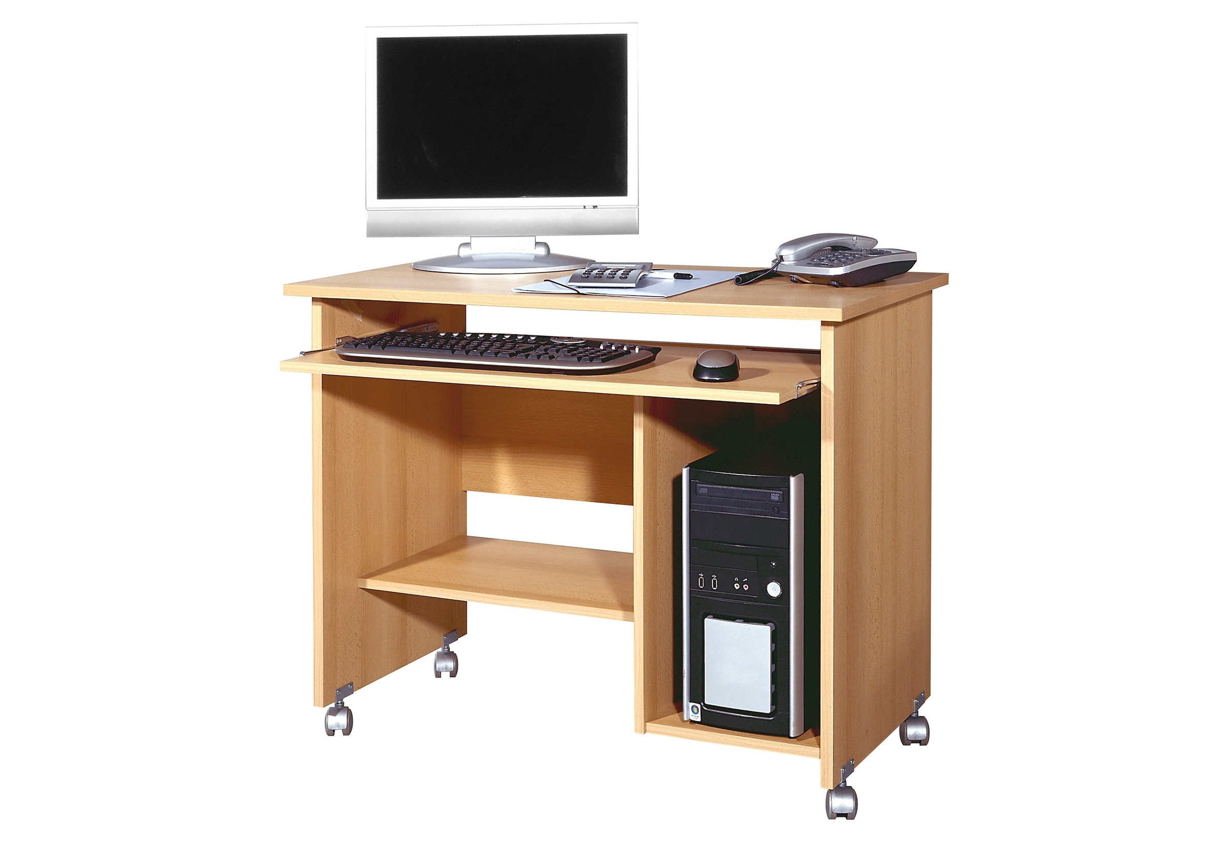 GERMANIA Computertisch »0482 / 0486«, Computertisch für das Home Office  geeignet, mit Tastatur Auszug bequem kaufen