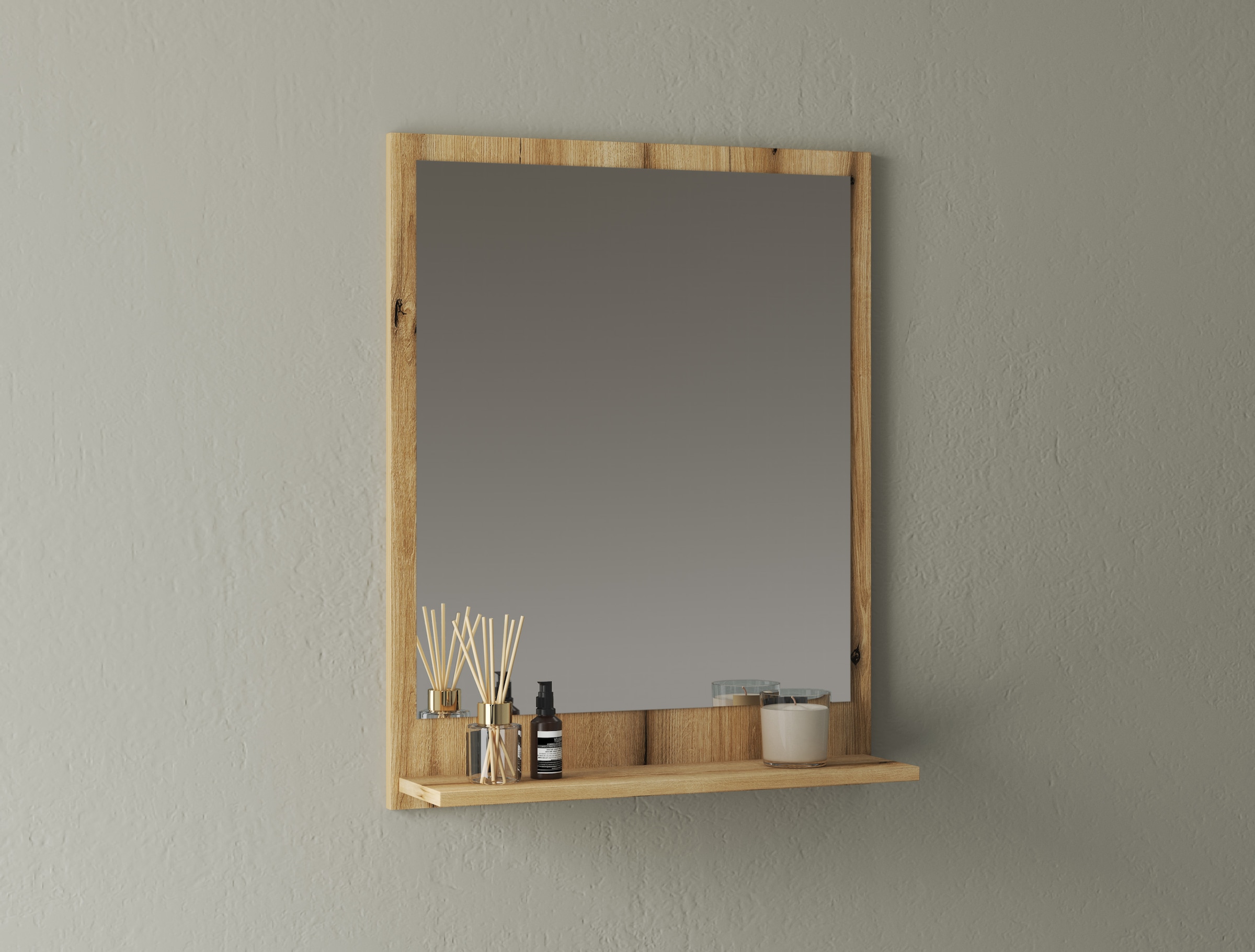 INOSIGN Badmöbel-Set »OSLO, Bad im skandinavischen Design, 5-teiliges Badezimmer« Set, 5 Stk. tlg.