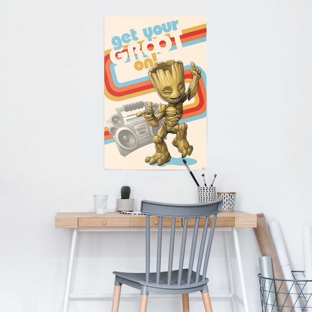 ♕ Reinders! Poster »Get your Groot on Guardians of the Galaxy - Baby Groot  - Ich bin Groot«, (1 St.) versandkostenfrei auf