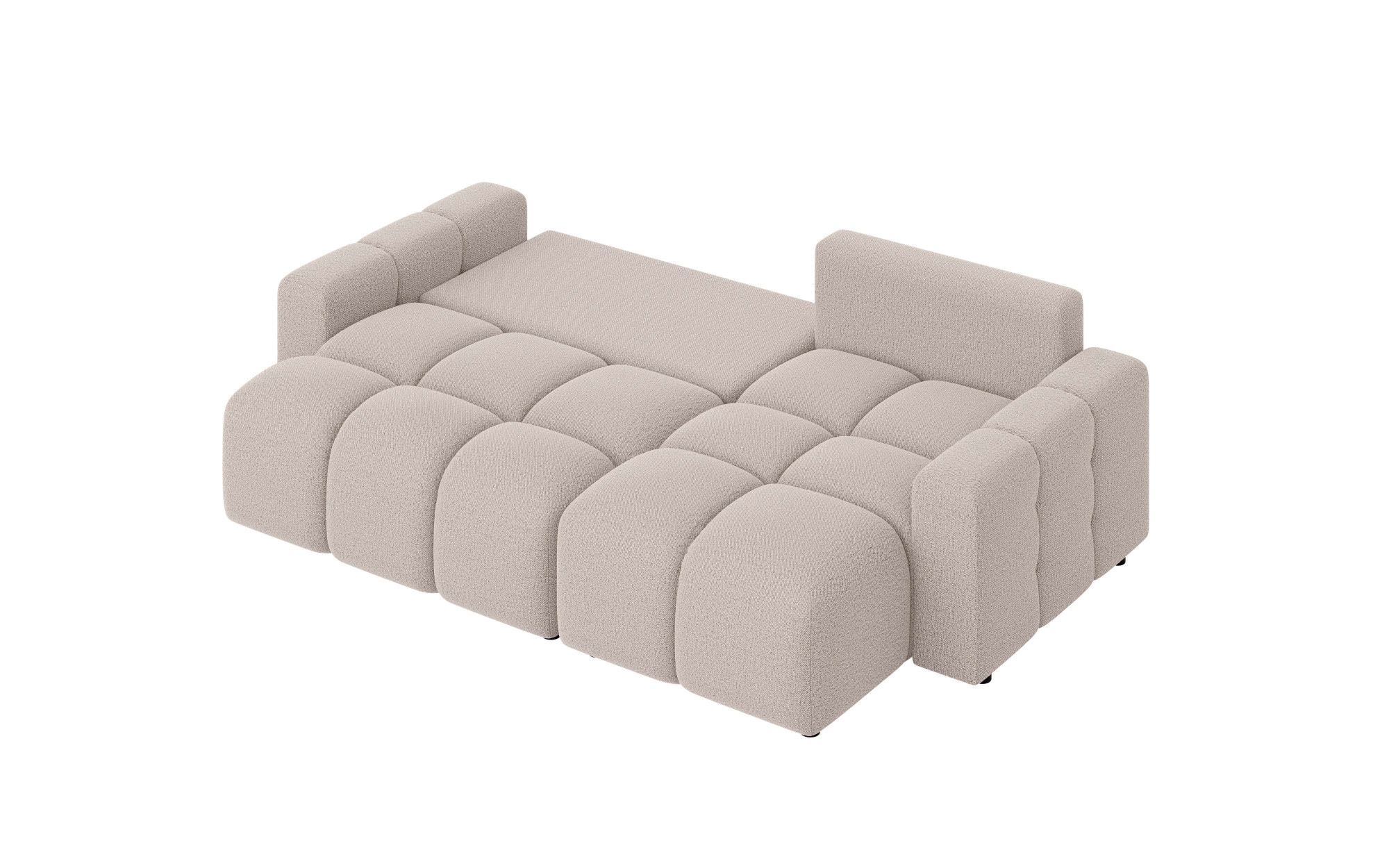 INOSIGN Ecksofa »FELICI, Schlafsofa 233cm, L-Form mit Recamiere beidseitig montierbar«, Designsofa mit Bettfunktion und Bettkasten, Masse B/T/H: 233/142/88 cm