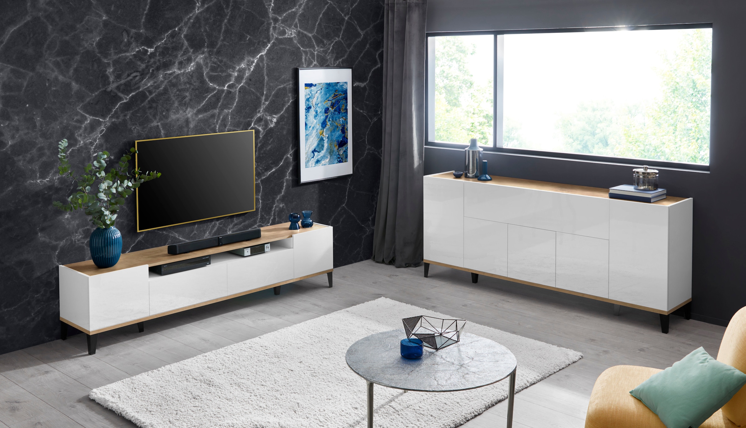 INOSIGN Lowboard »SunriseTV-Board, TV-Schrank«, Breite 200 cm