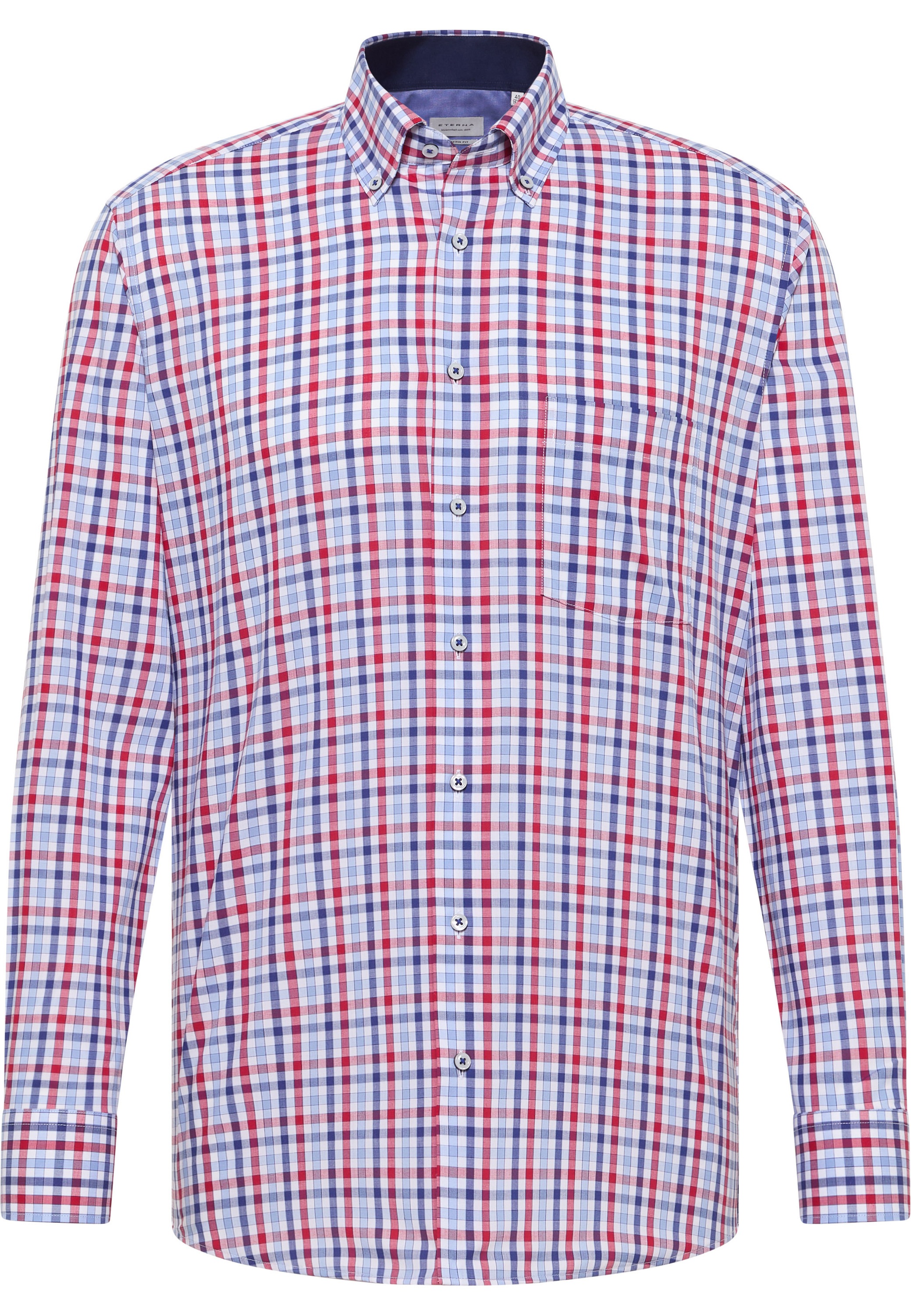 Eterna Langarmhemd »MODERN FIT«, NON IRON (bügelfrei)