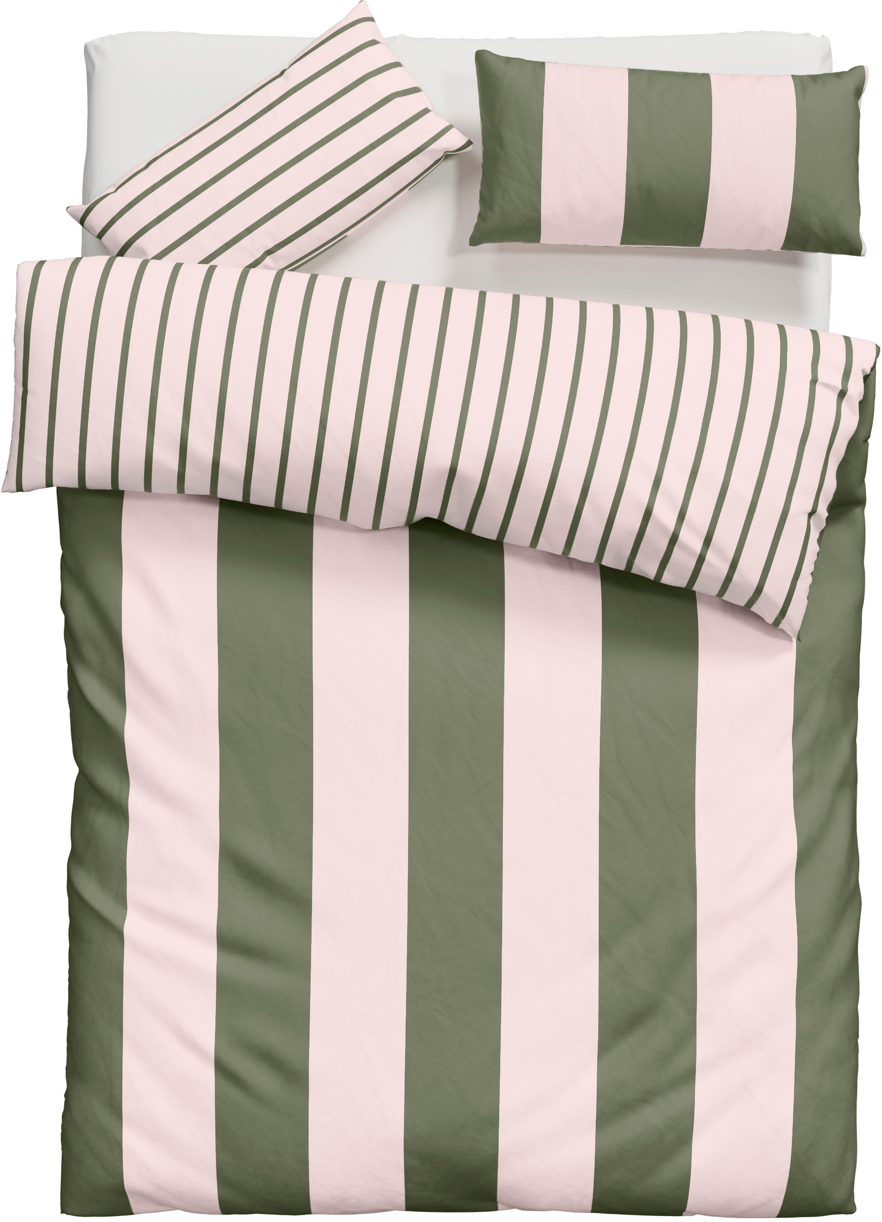 GOODproduct Linge de lit réversible »Sari Trend« 2 pièces ab Gr. 135/200 cm, Bettwäsche in modernen Farben, trendig