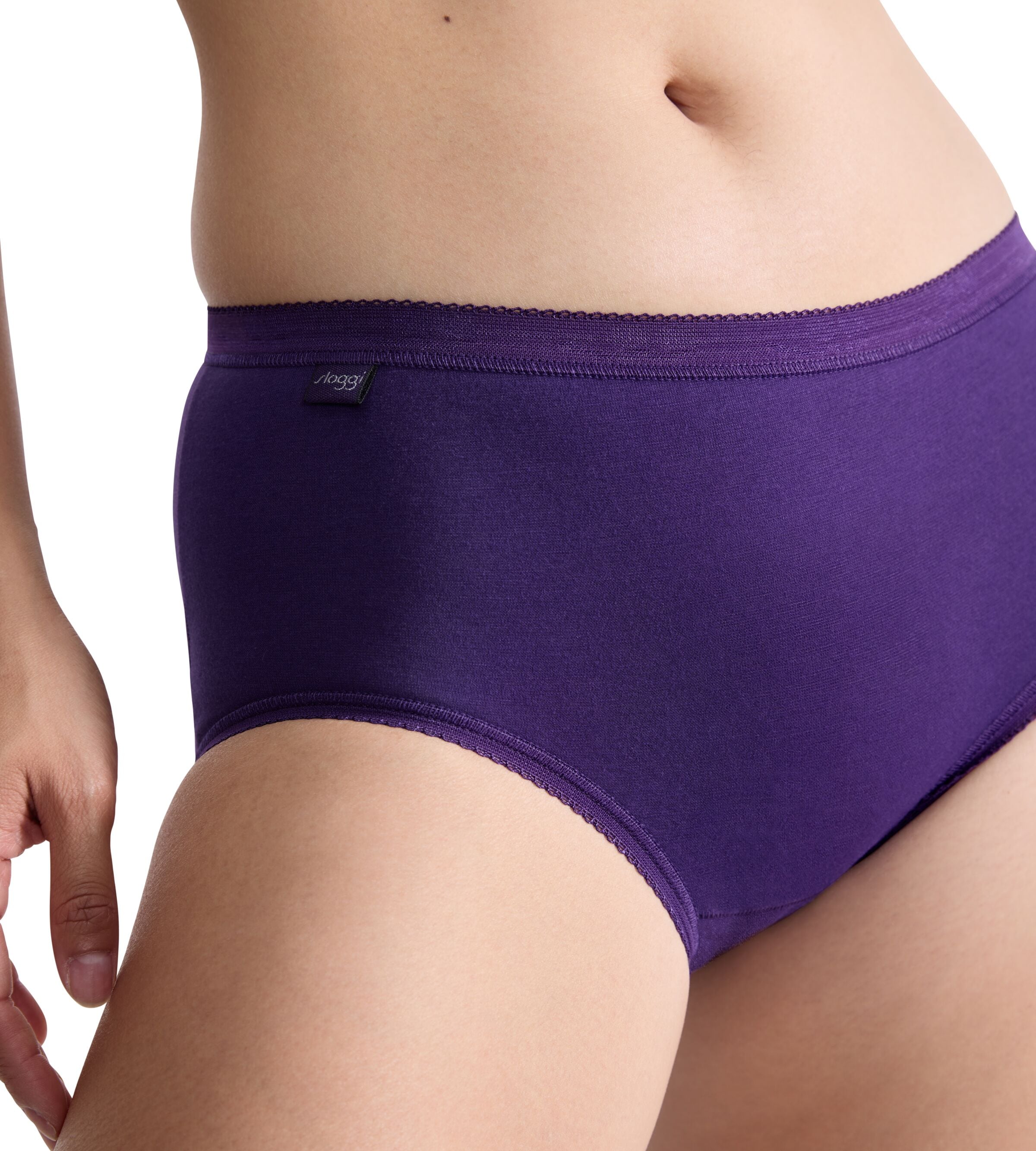 sloggi Midislip »Basic+«, (3er Pack), Baumwollmix, klassischer Stil, mittelhoher Bund, Softnähte
