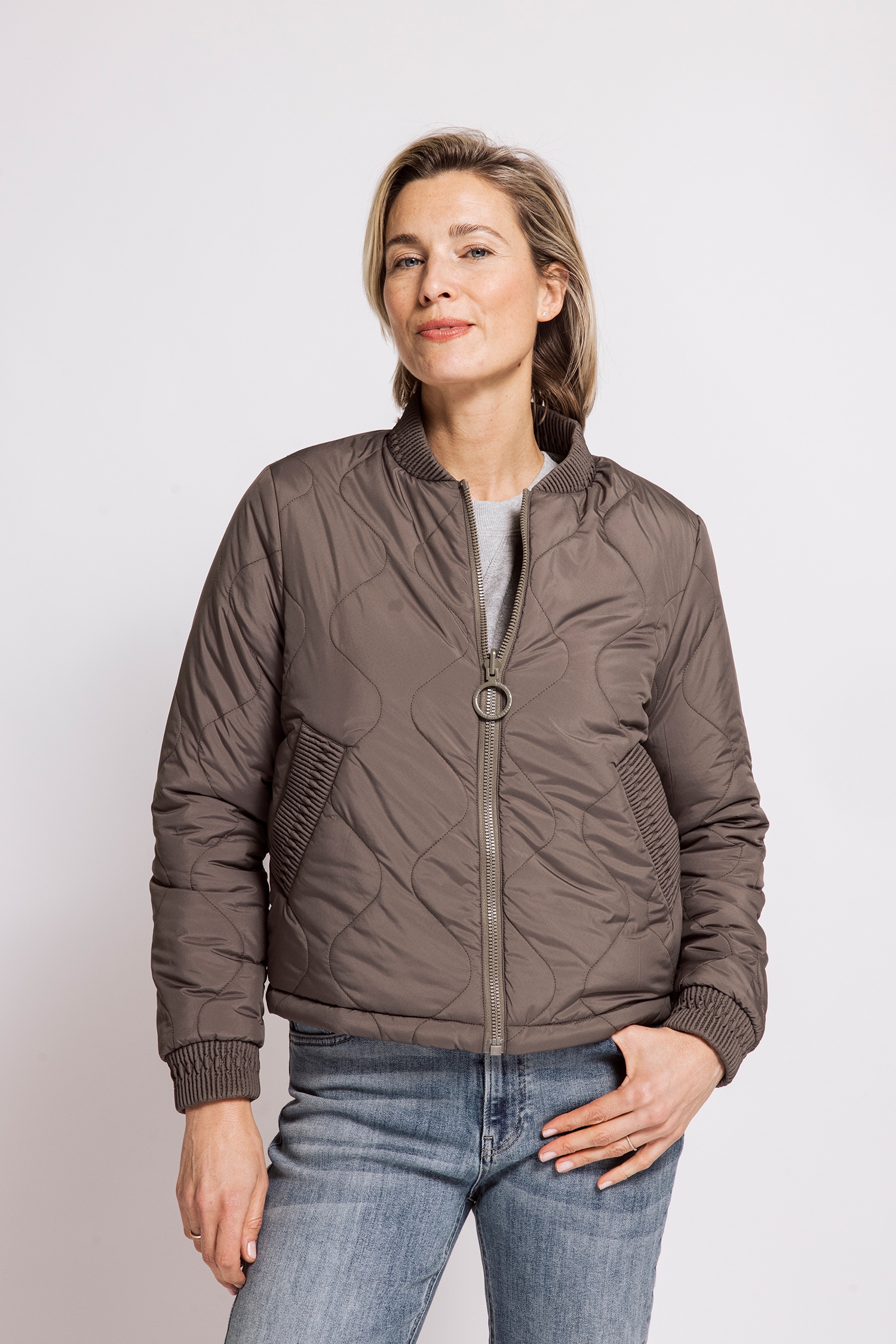 Zhrill Kurzblazer »SARAH« Blouson-Jacke im modernen Stil / Paisley-Muster / Reissverschluss