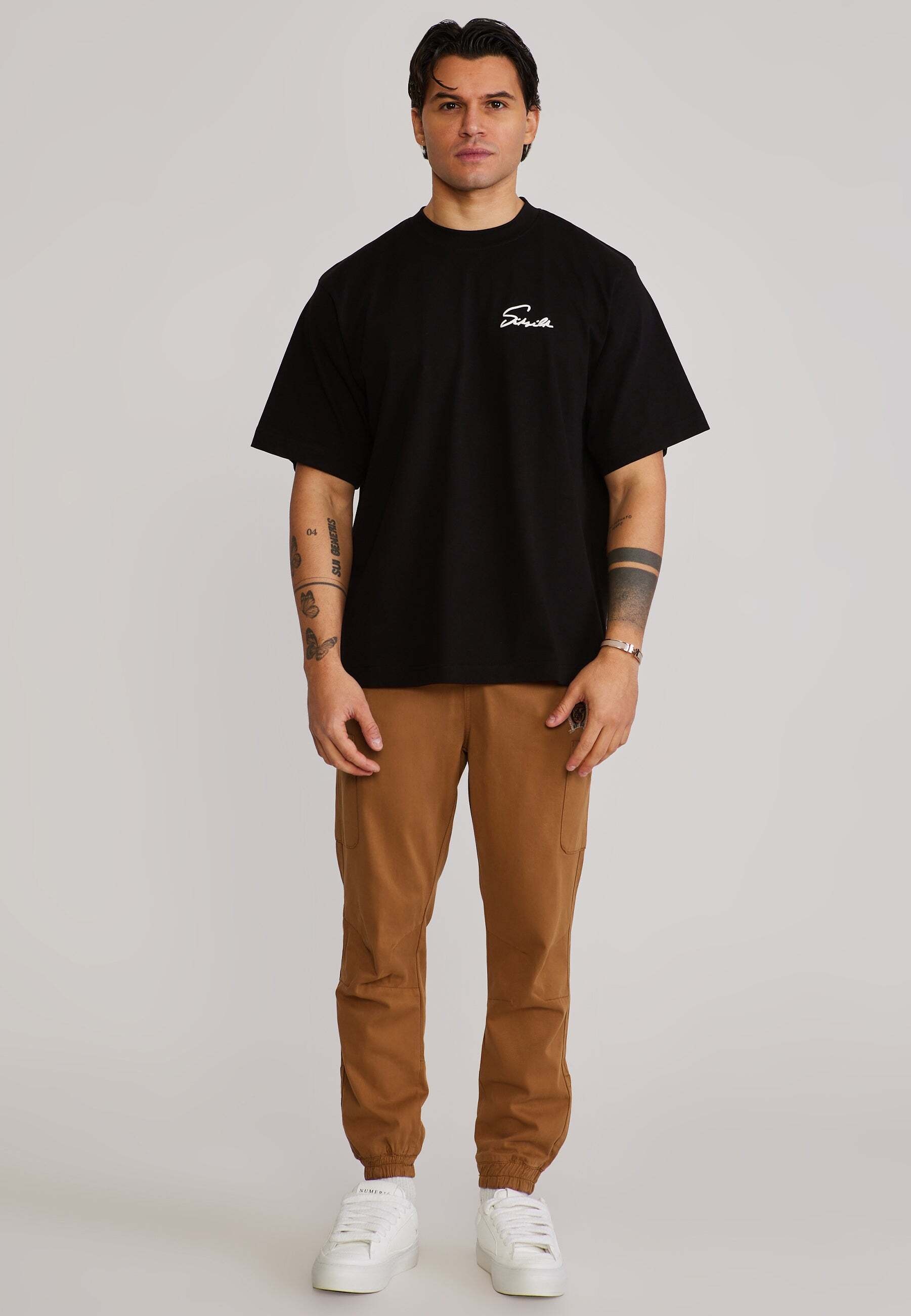 Siksilk Pantalon cargo »Siksilk Cargohose Slim Fit«