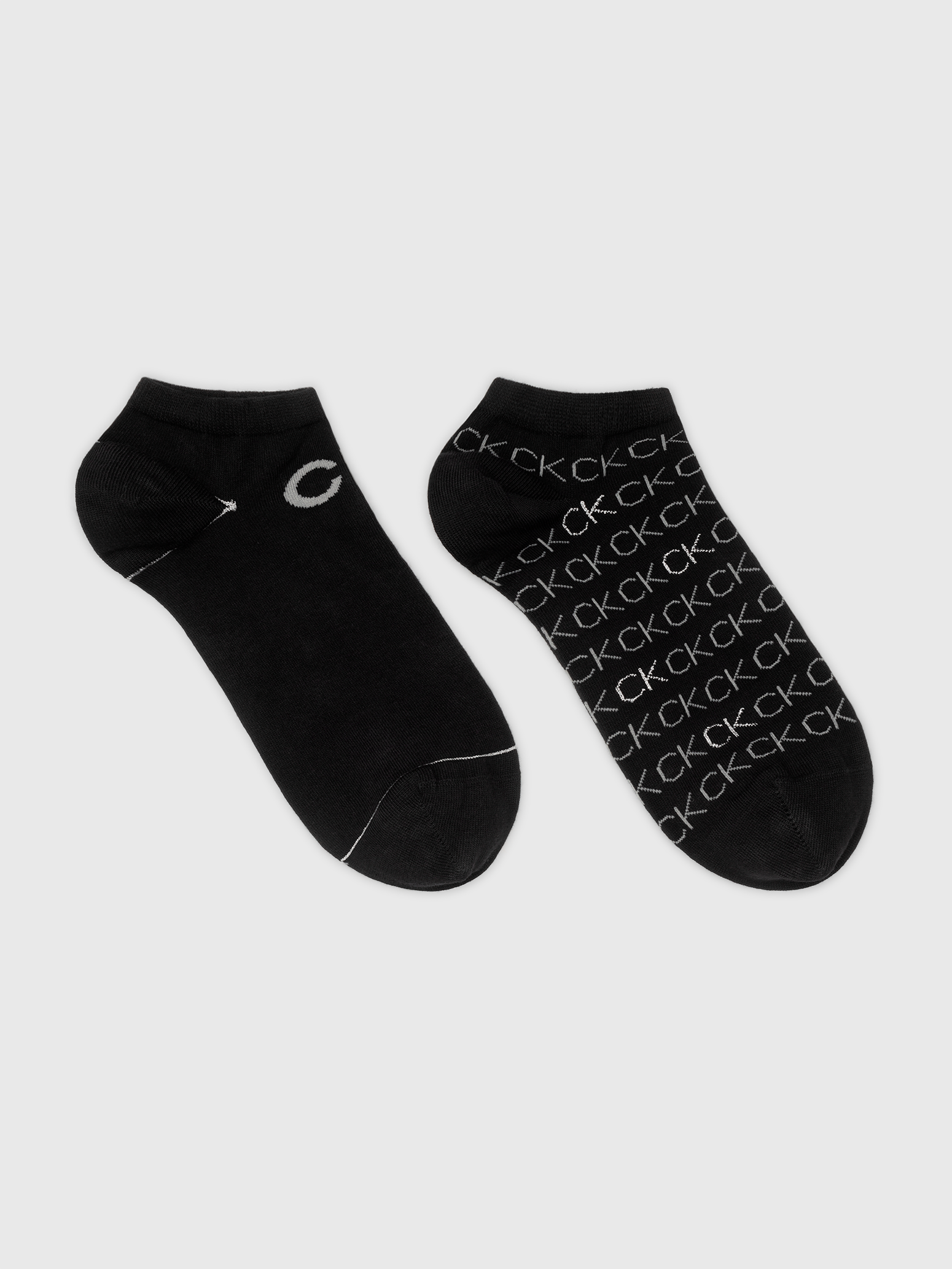 Calvin Klein Jeans Sneakersocken »CK WOMEN SNEAKER 2P ALL OVER LOGO«, (2 Paar), Einheitsgrösse, flexible Passform