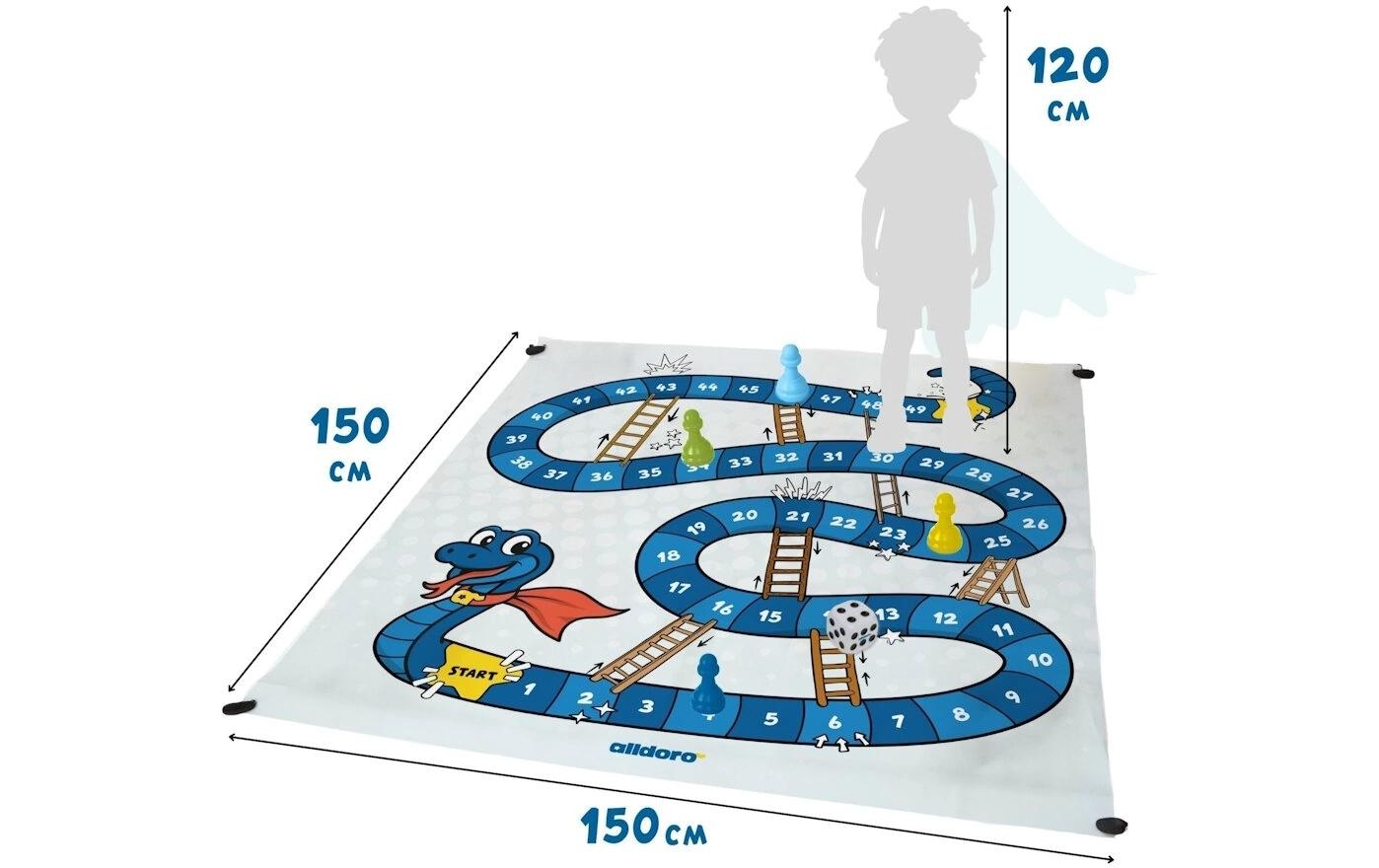 alldoro Spiel »Leiterspiel XXL, 1,5 x 1,5 m«