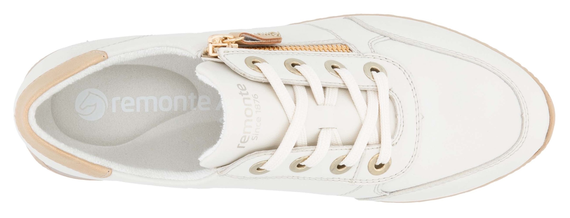 Remonte Keilsneaker  , Freizeitschuh, Halbschuh, Schnürschuh in schmaler Form