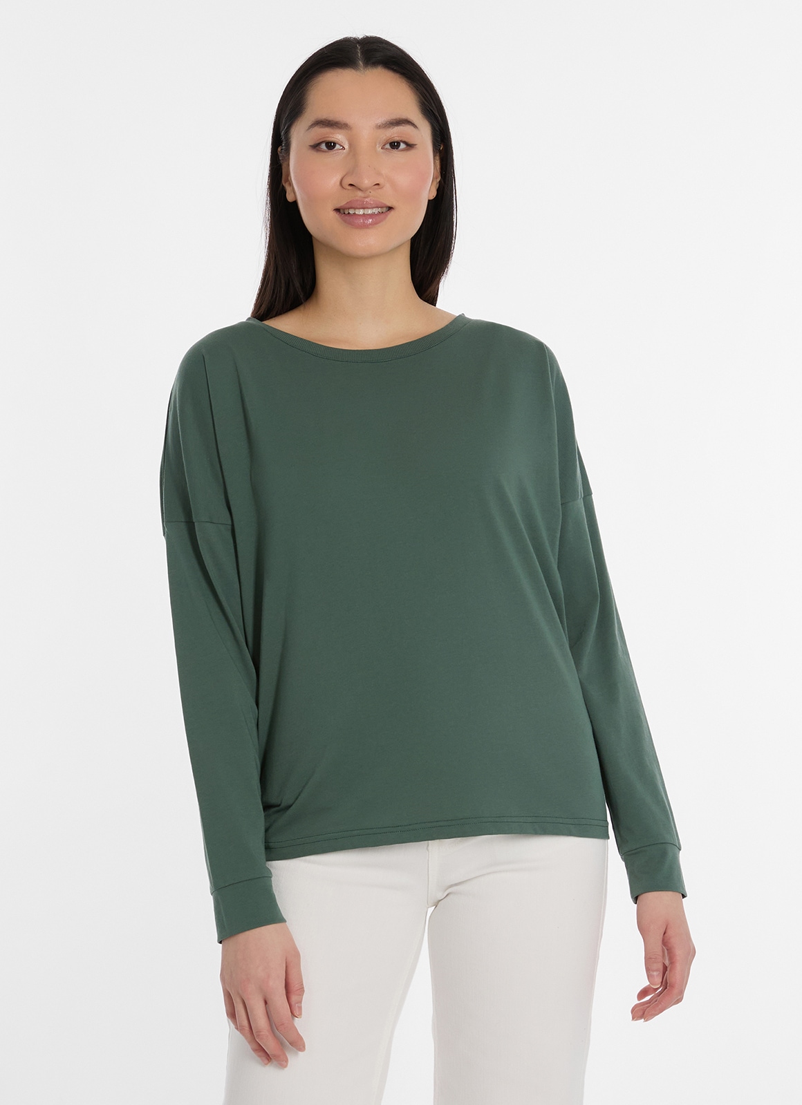 Image of Ragwear Langarmshirt "SHIMONA LONG" in dezenter Oversized-Form