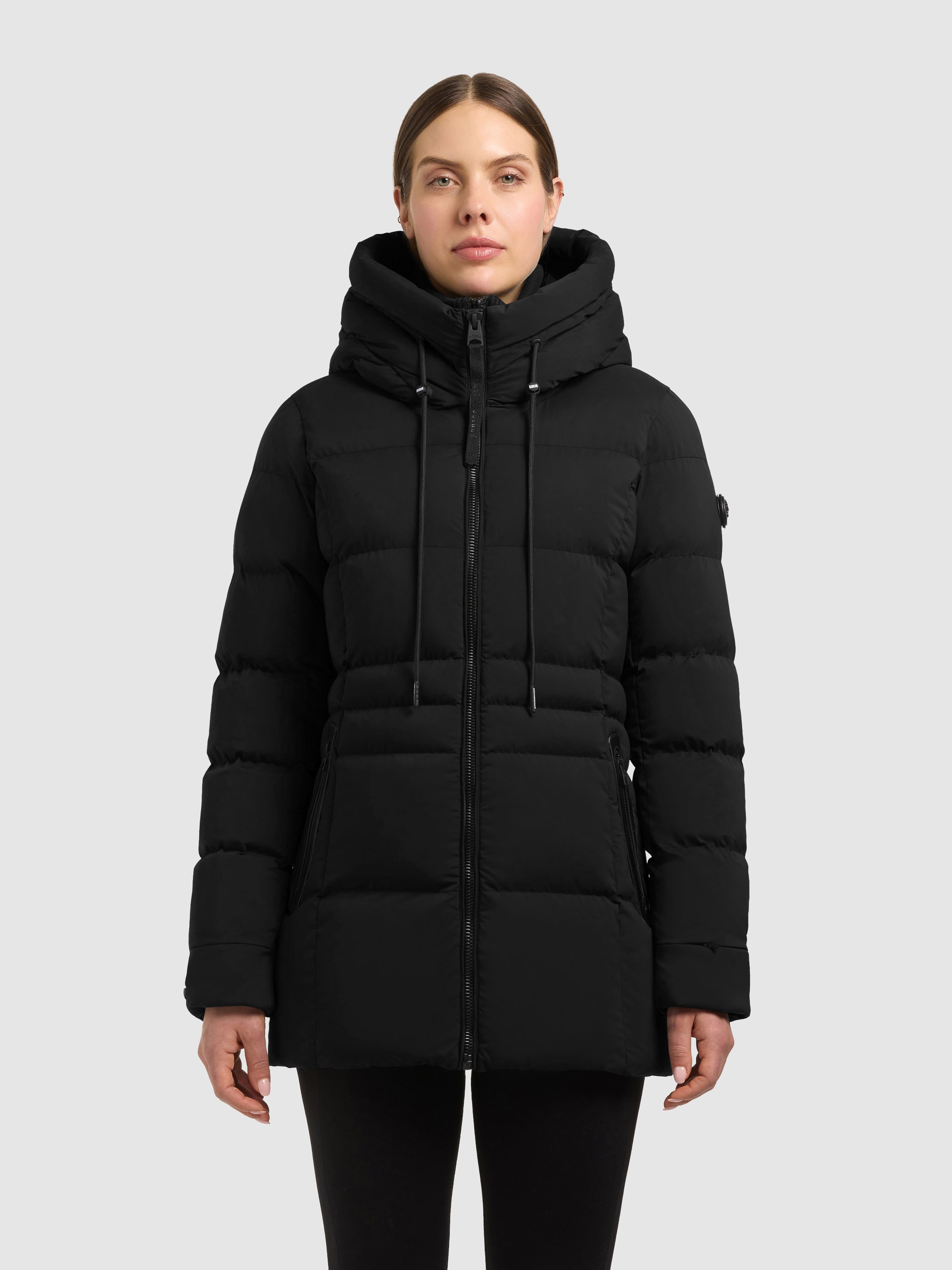 Image of khujo Steppjacke "MELD" mit Kapuze herausnehmbarer Stepp-Einsatz mit Rippkragen